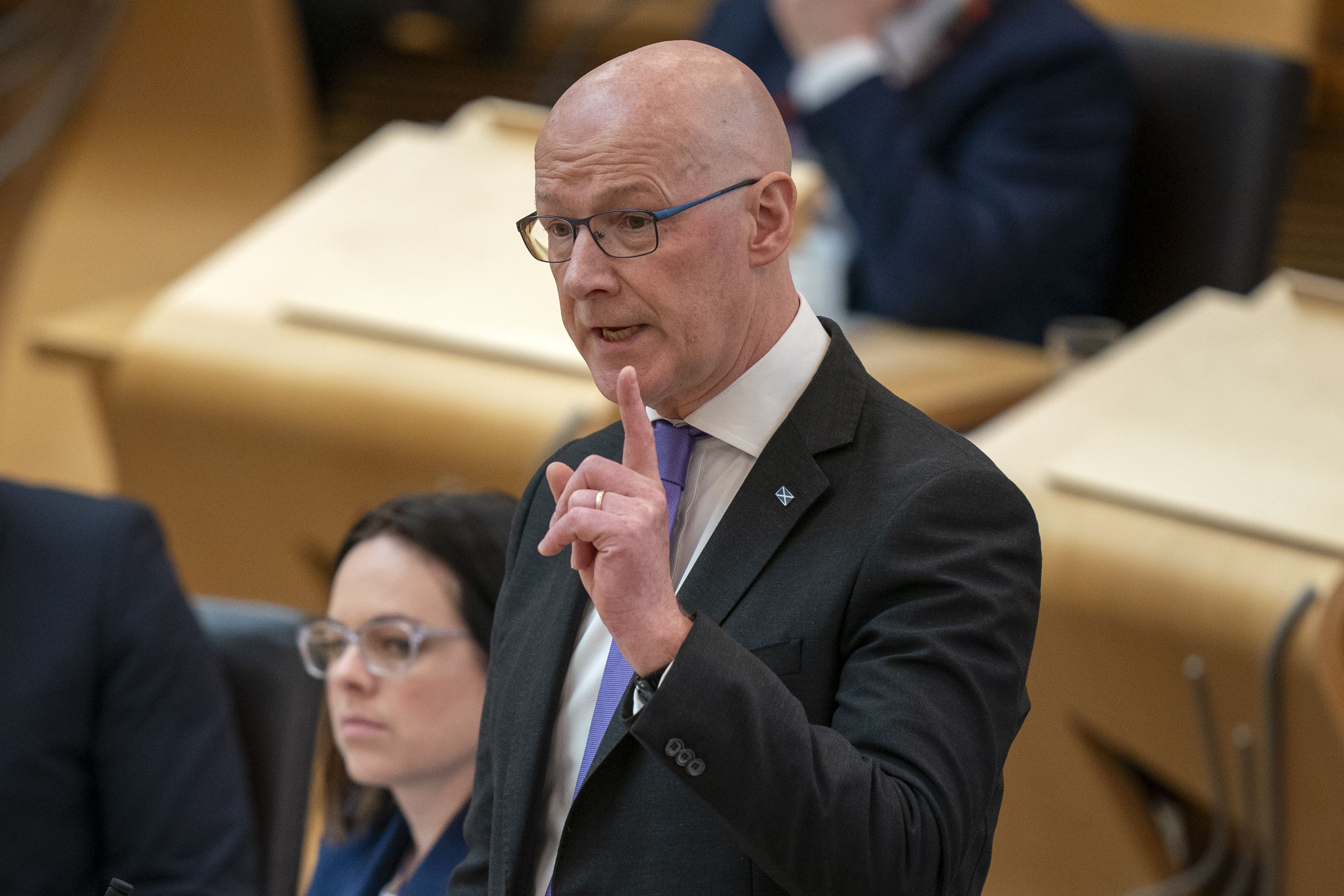 First Minister John Swinney unveiled his Government’s plans for the next 12 months (Jane Barlow/PA)