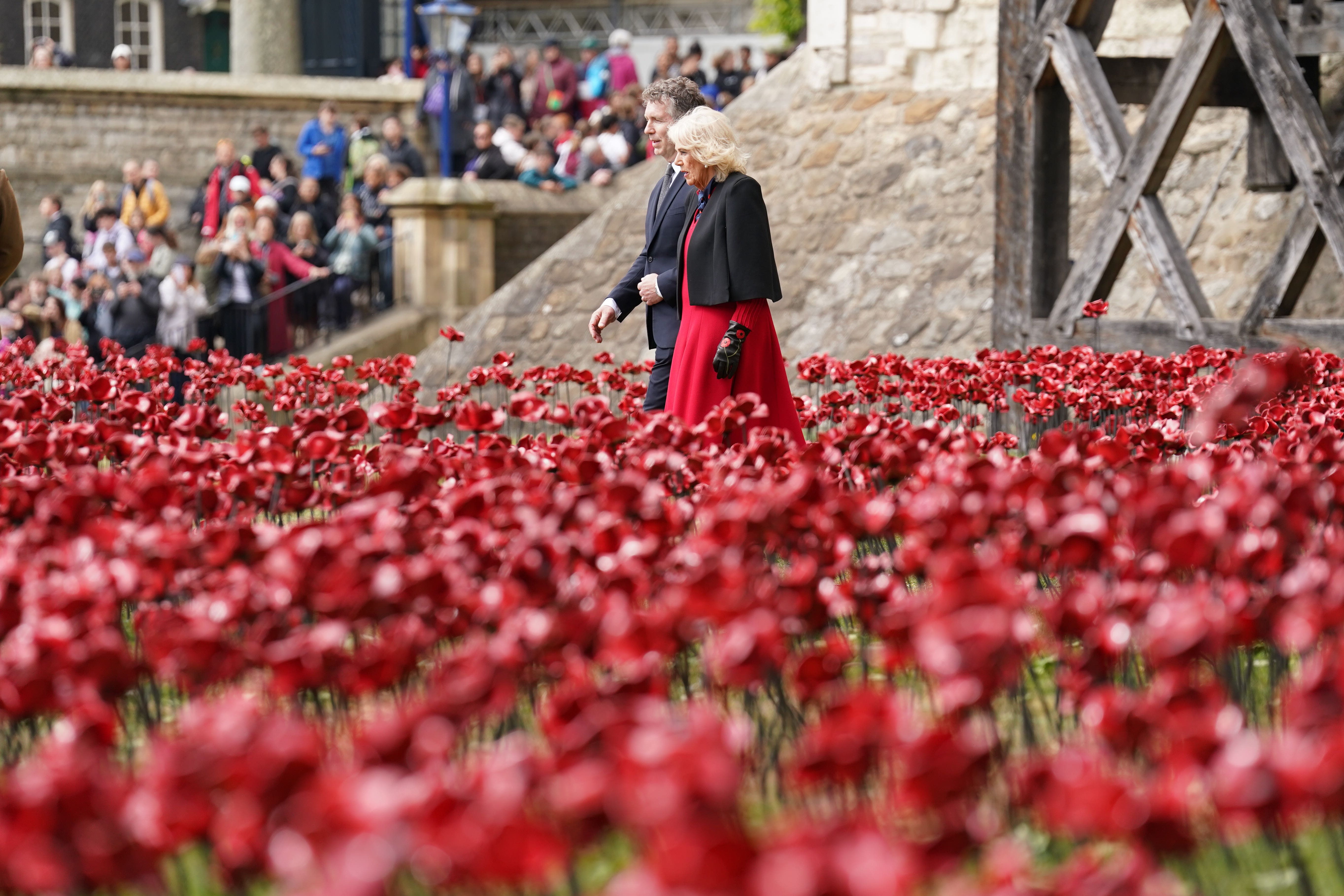 The Queen at the Tower of London (Stefan Rousseau/PA)