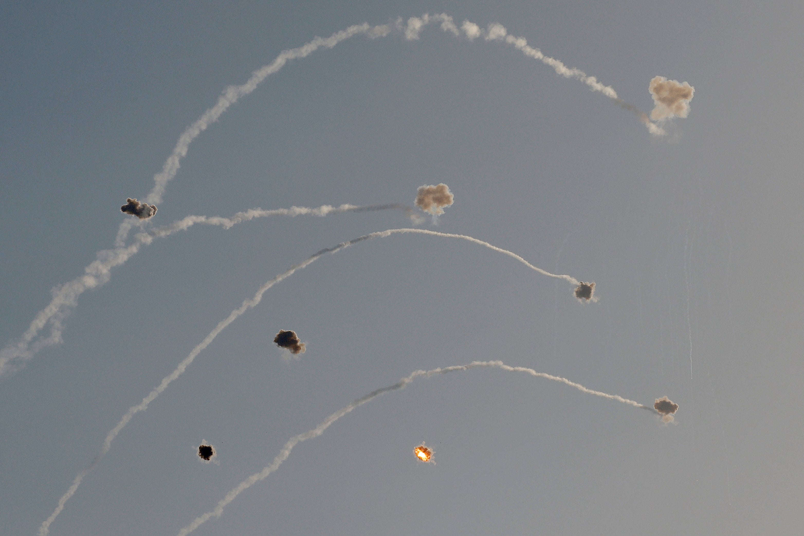 Israel's Iron Dome intercepts rockets fired from Lebanon. Trump's so-called Golden Dome would aim to similarly intercept rockets using space-based interceptors