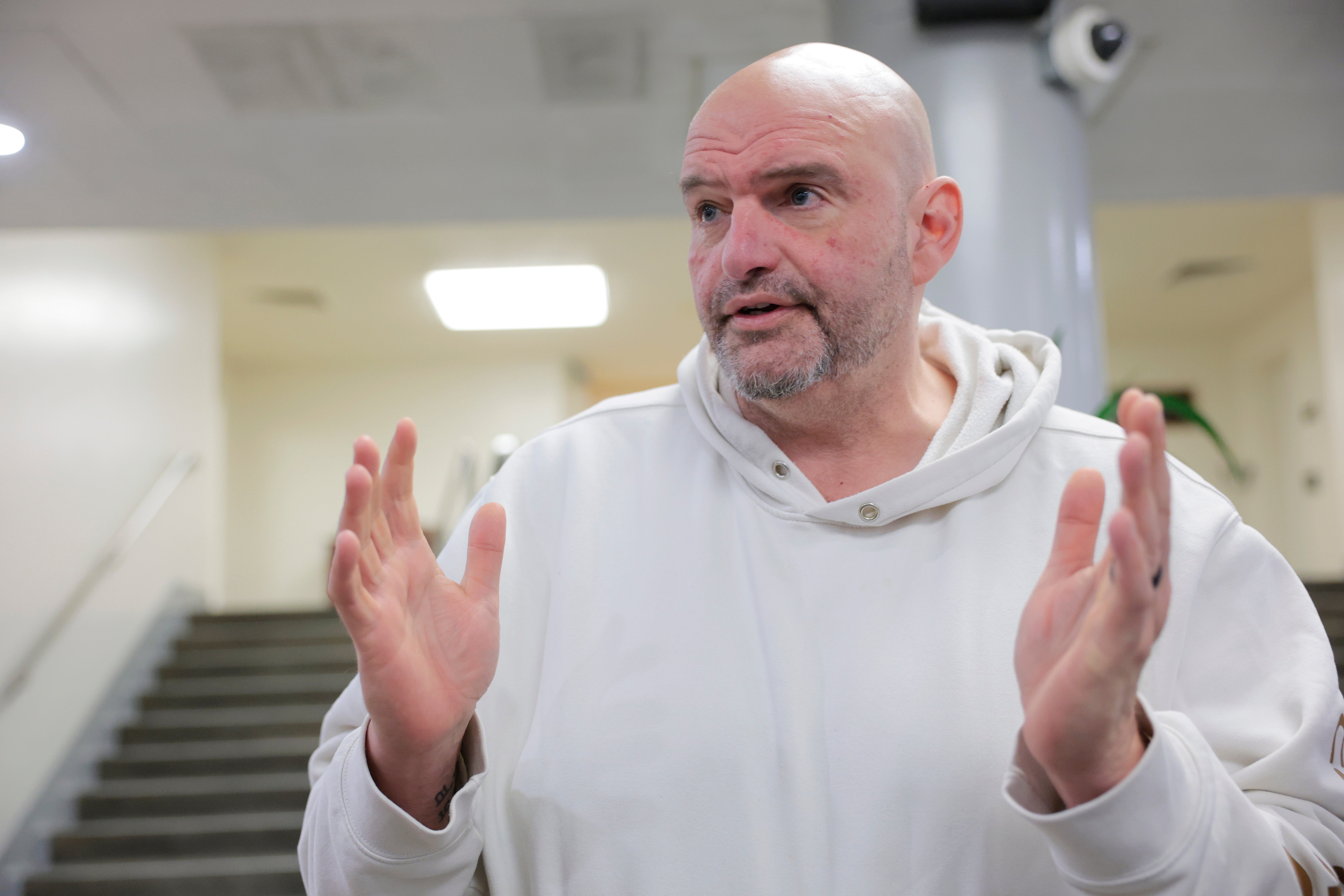 Fetterman calls bombshell report about his health a ‘hit piece’ but won’t say if he’s taking his meds