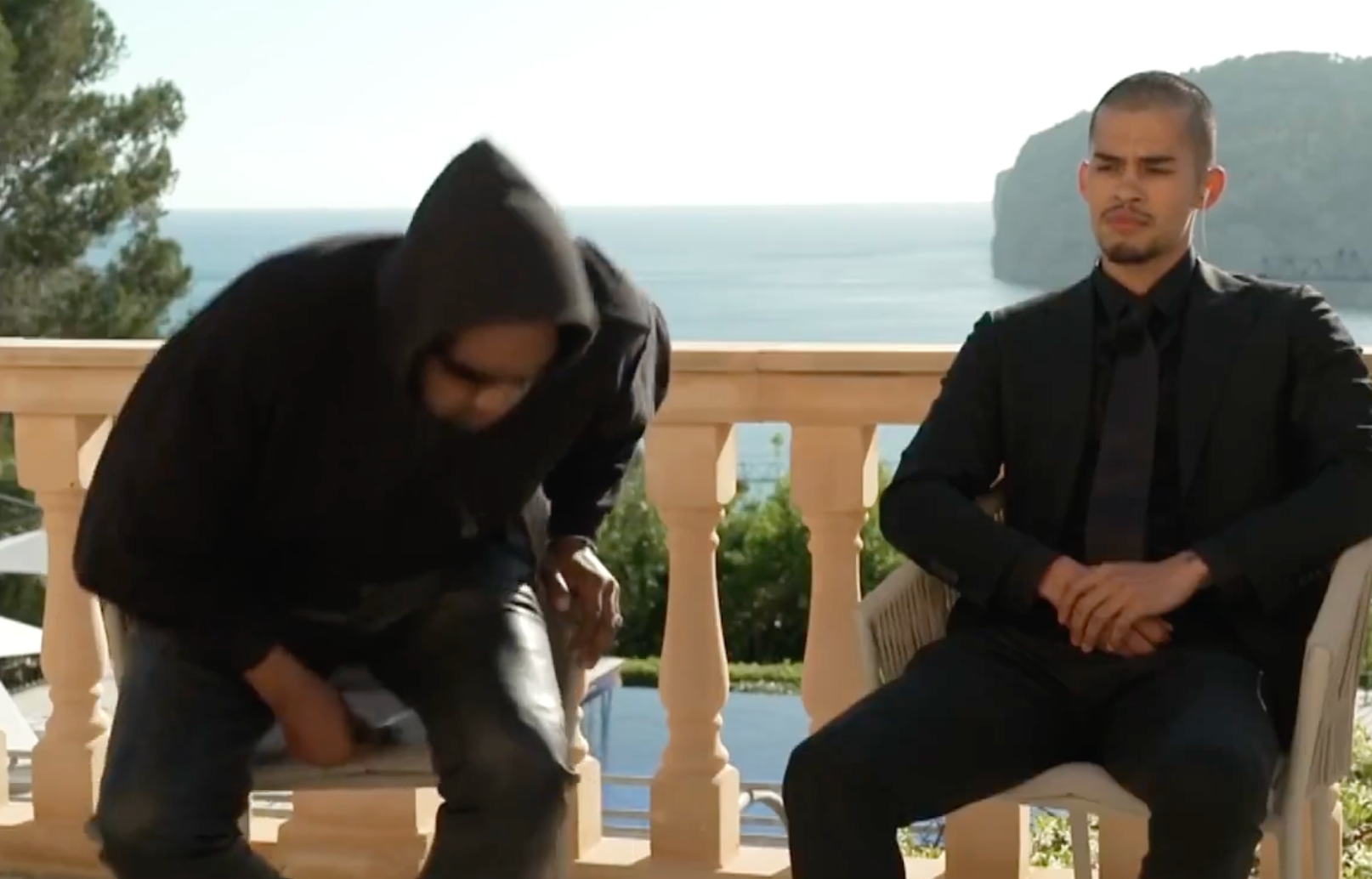 Kanye West walked out of an interview with Piers Morgan