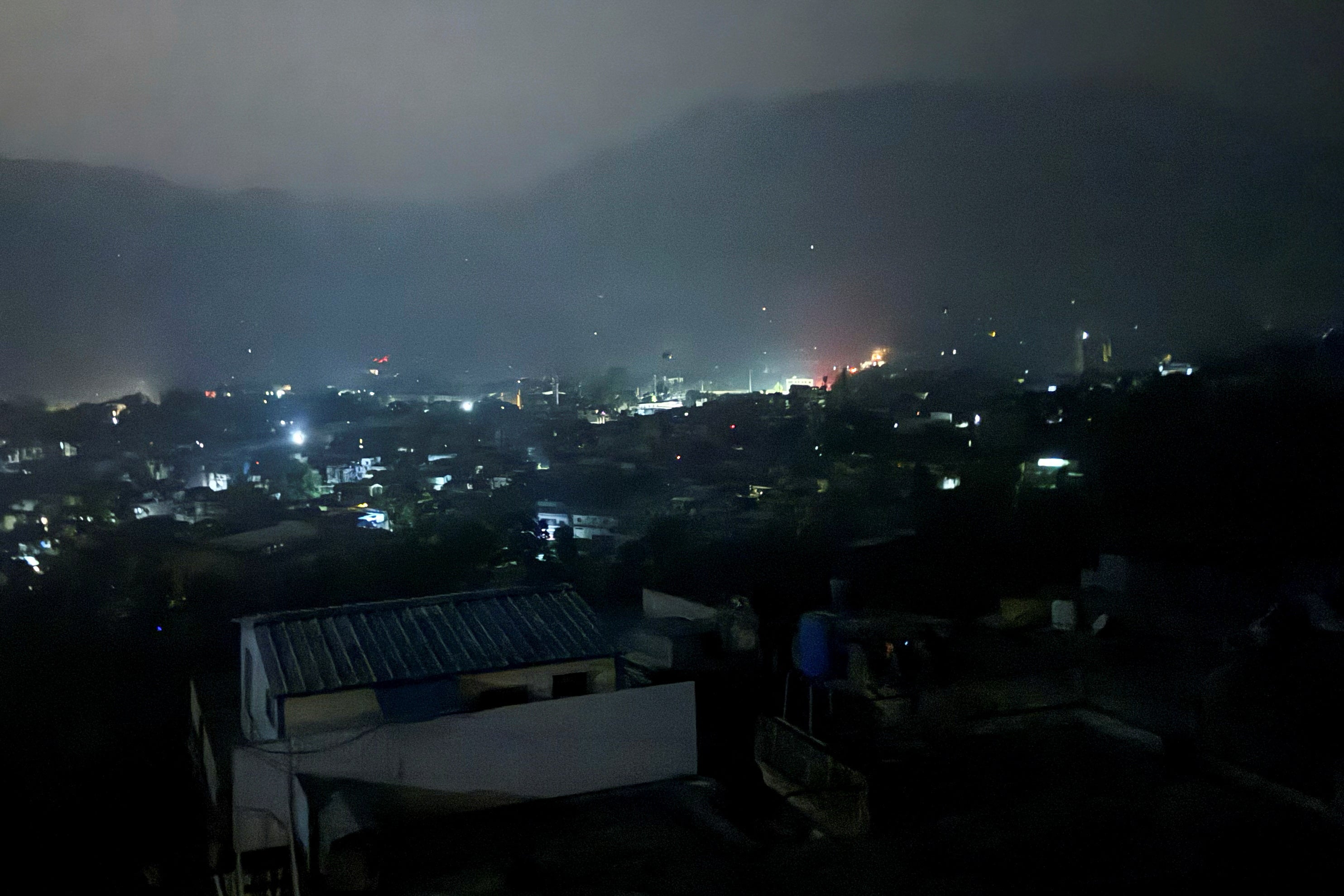 A city view of Muzaffarabad in Pakistan-administrated Kashmir