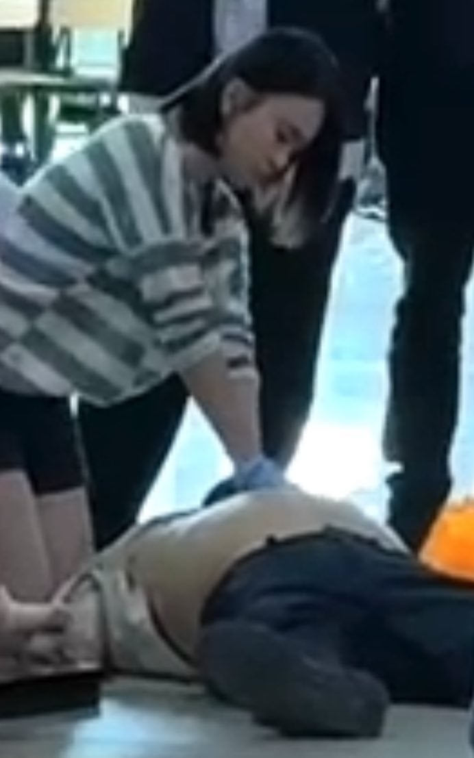 Woman saves man's life at Malaysia airport by performing CPR