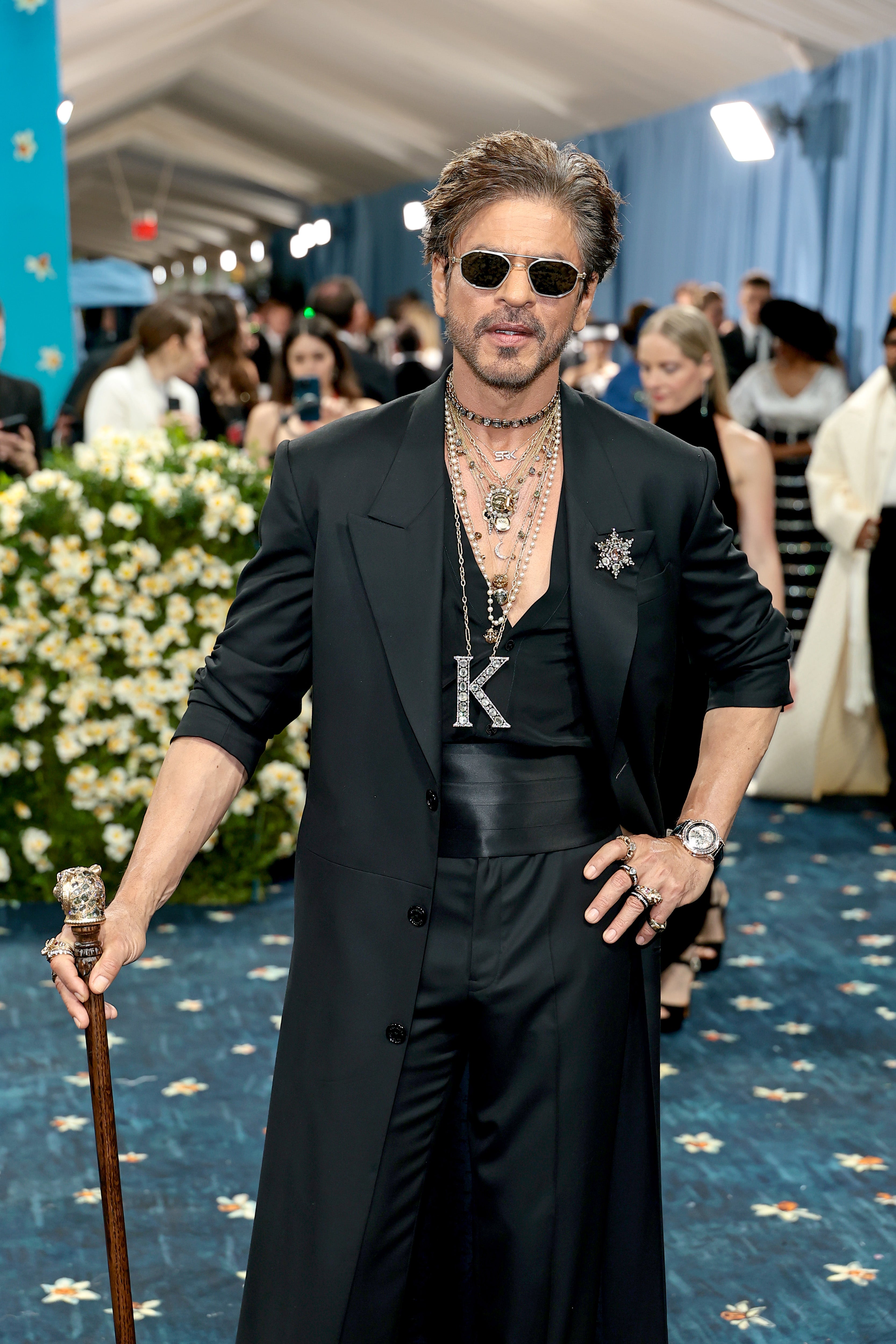 Shah Rukh Khan attends the 2025 Met Gala on 5 May 2025