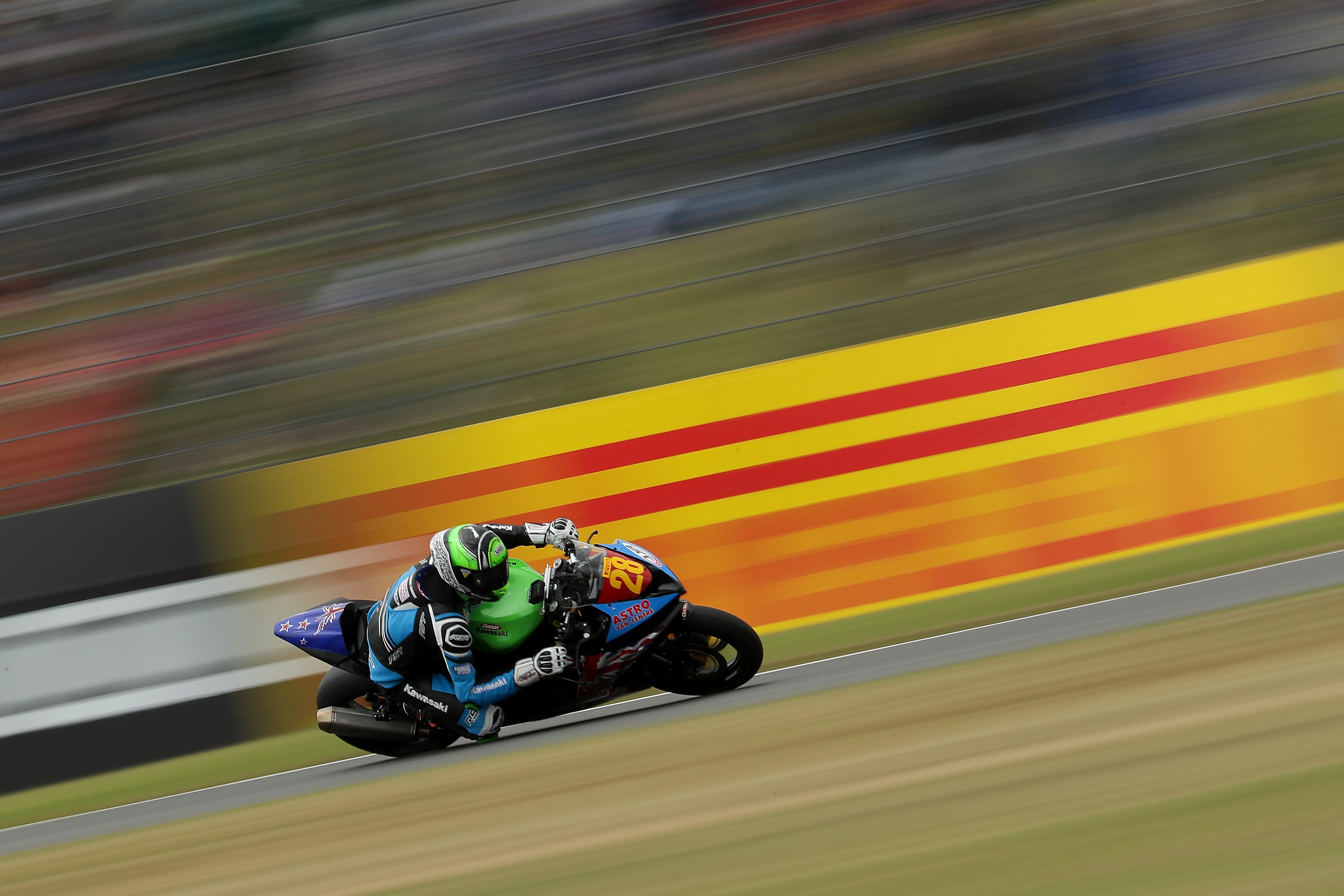 Shane Richardson of Australia in action during the Pirelli National Superstock 600 Championship at Donington Park on May 26, 2019 in Castle Donington, England. (Photo by Richard Heathcote/Getty Images)