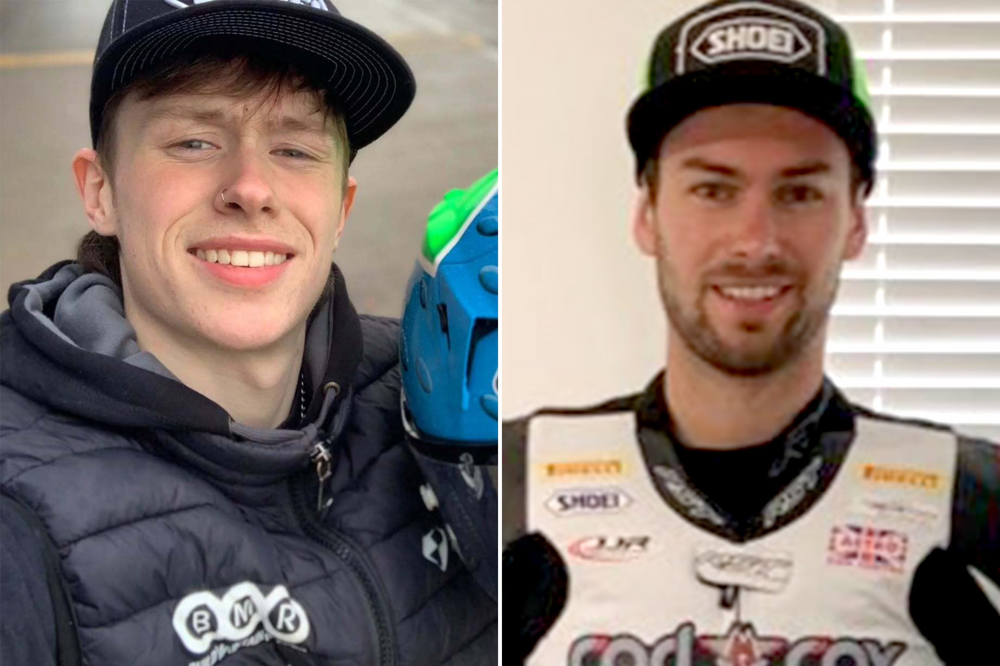 <p>Owen Jenner (left) and Shane Richardson (right) tragically passed away after the ‘catastrophic’ crash at Oulton Park</p>