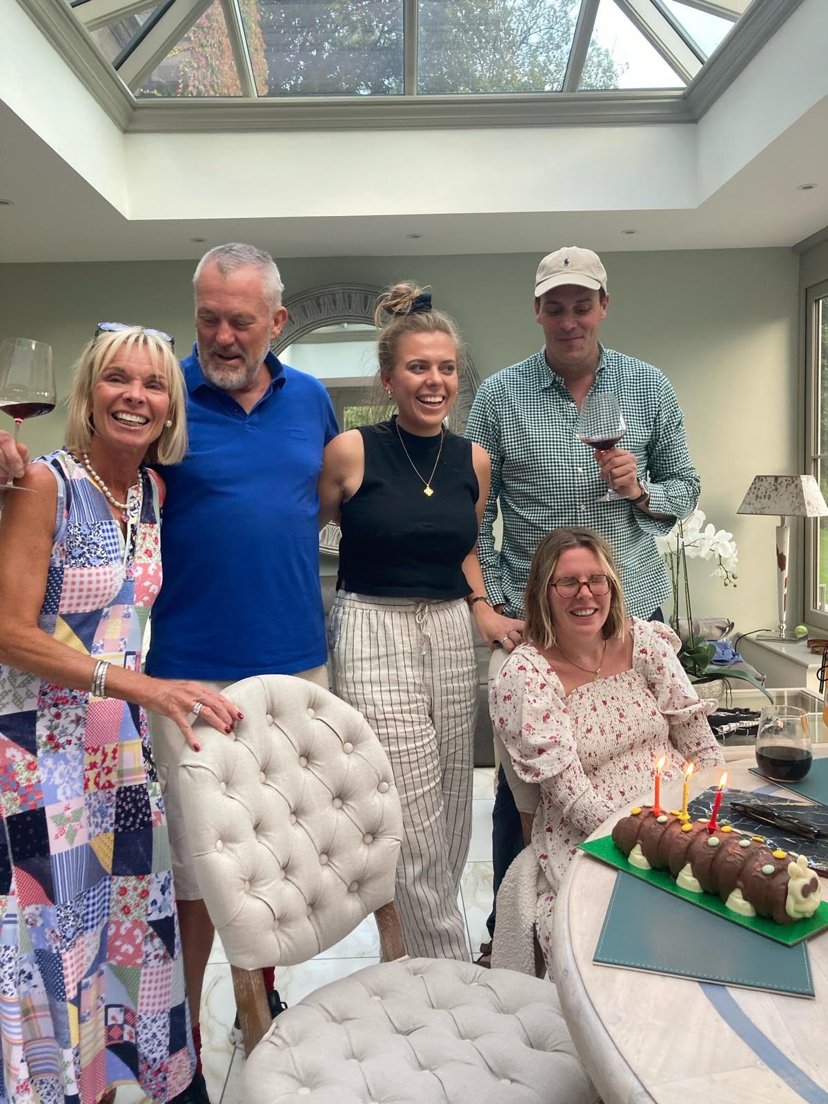Gemma and her family celebrated her birthday at home in March 2023