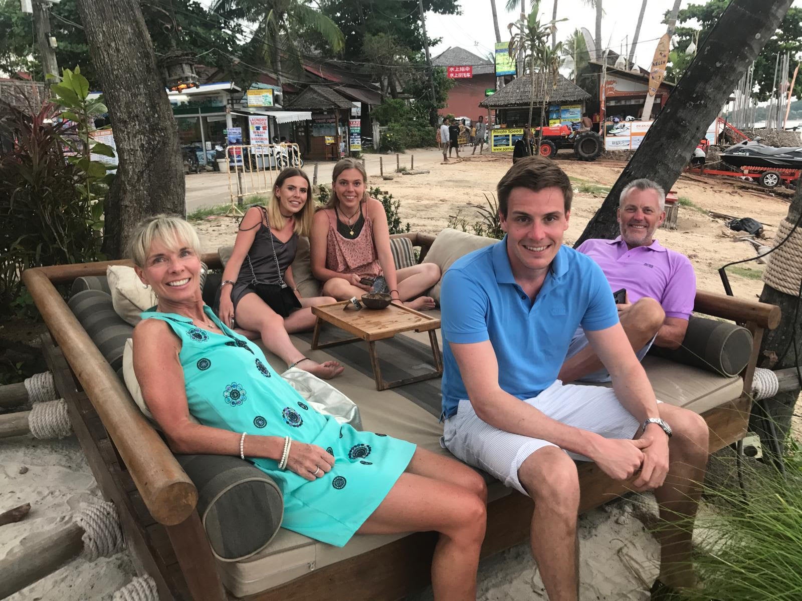 The Illingworth family on holiday in Thailand