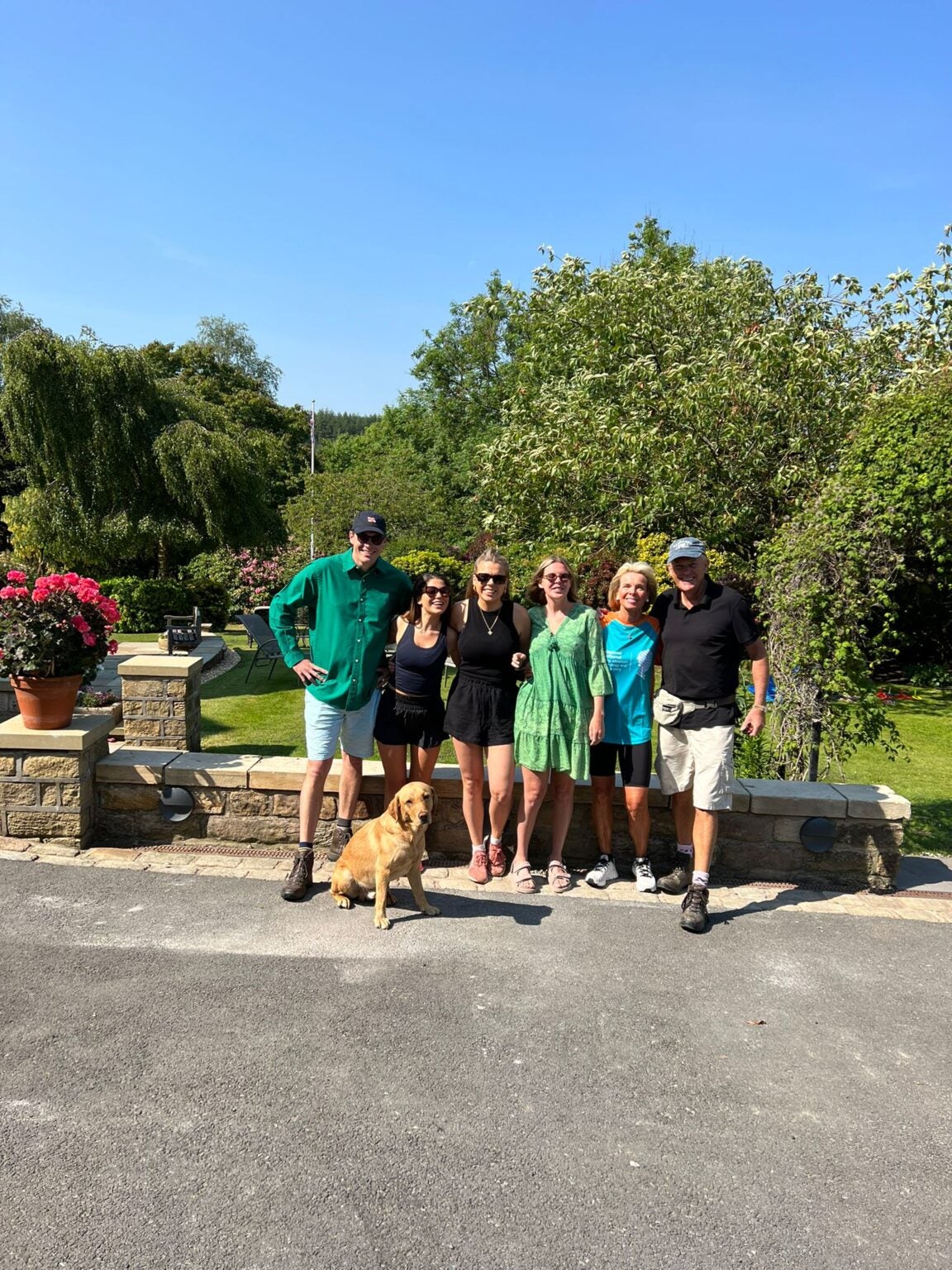 The Illingworth family at the sponsored walk in June 2023