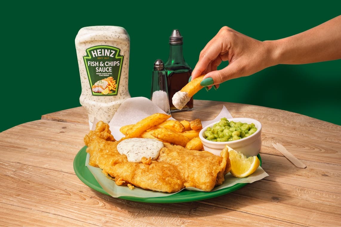 The new Heinz ‘Fish & Chips Sauce’ (Heinz/PA)