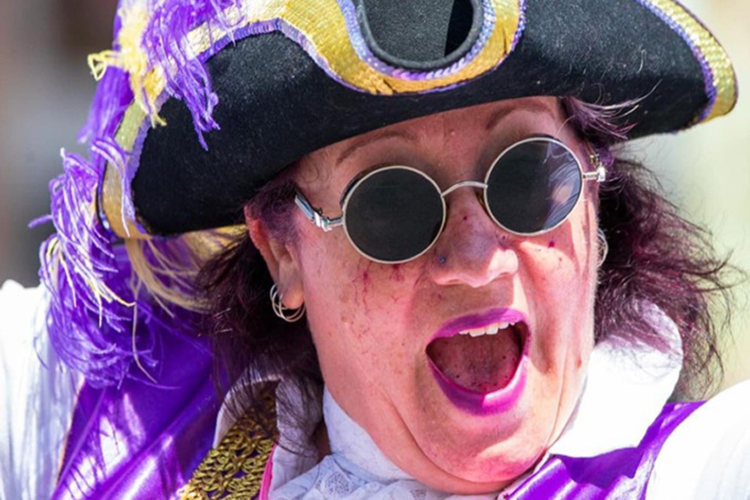Town crier Jane Smith will lead more than 300 colleagues across the UK and the Commonwealth in a VE Day proclamation (Paul Wells/PA)