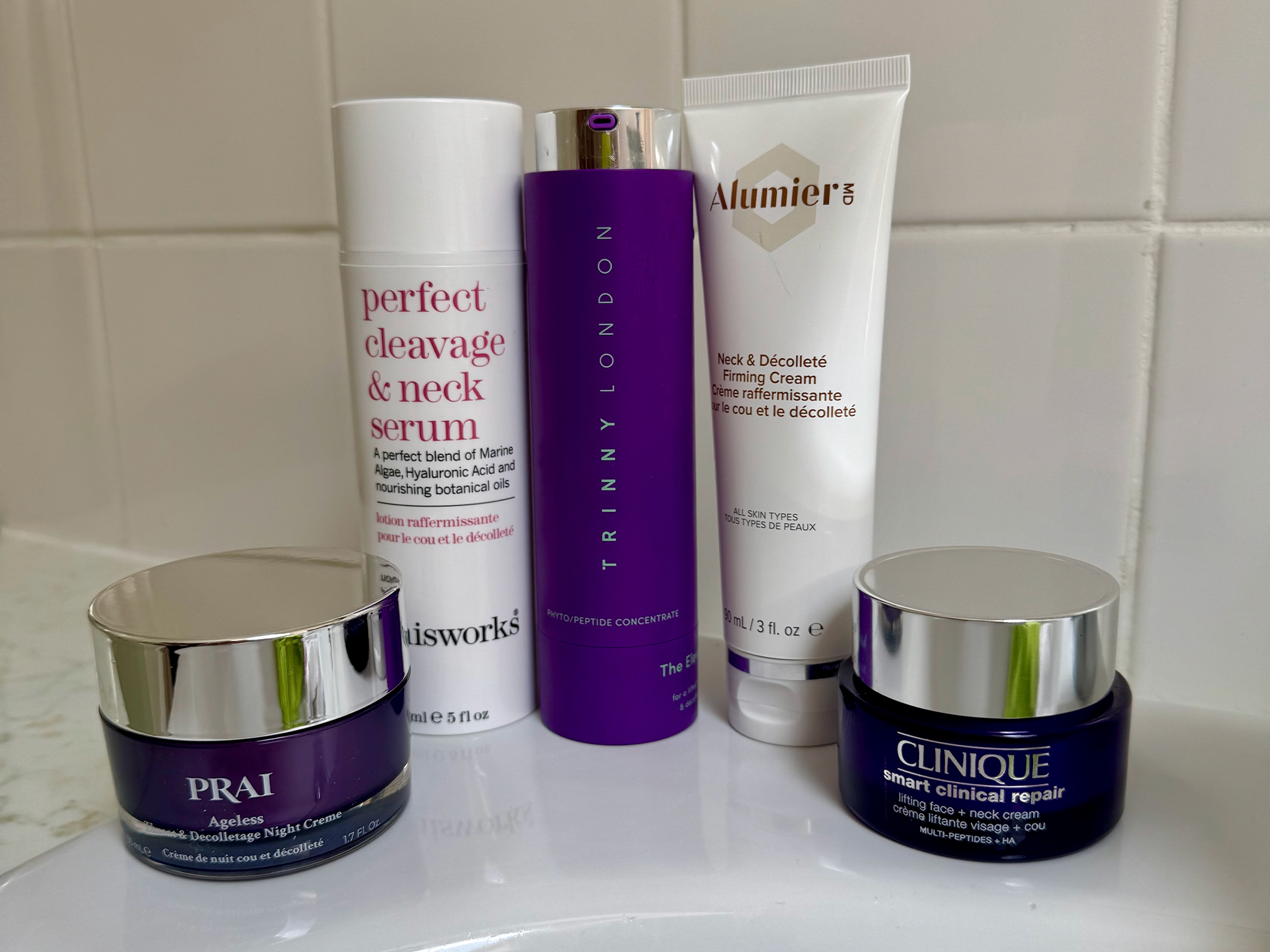 A selection of the best neck creams that earned a spot in this review