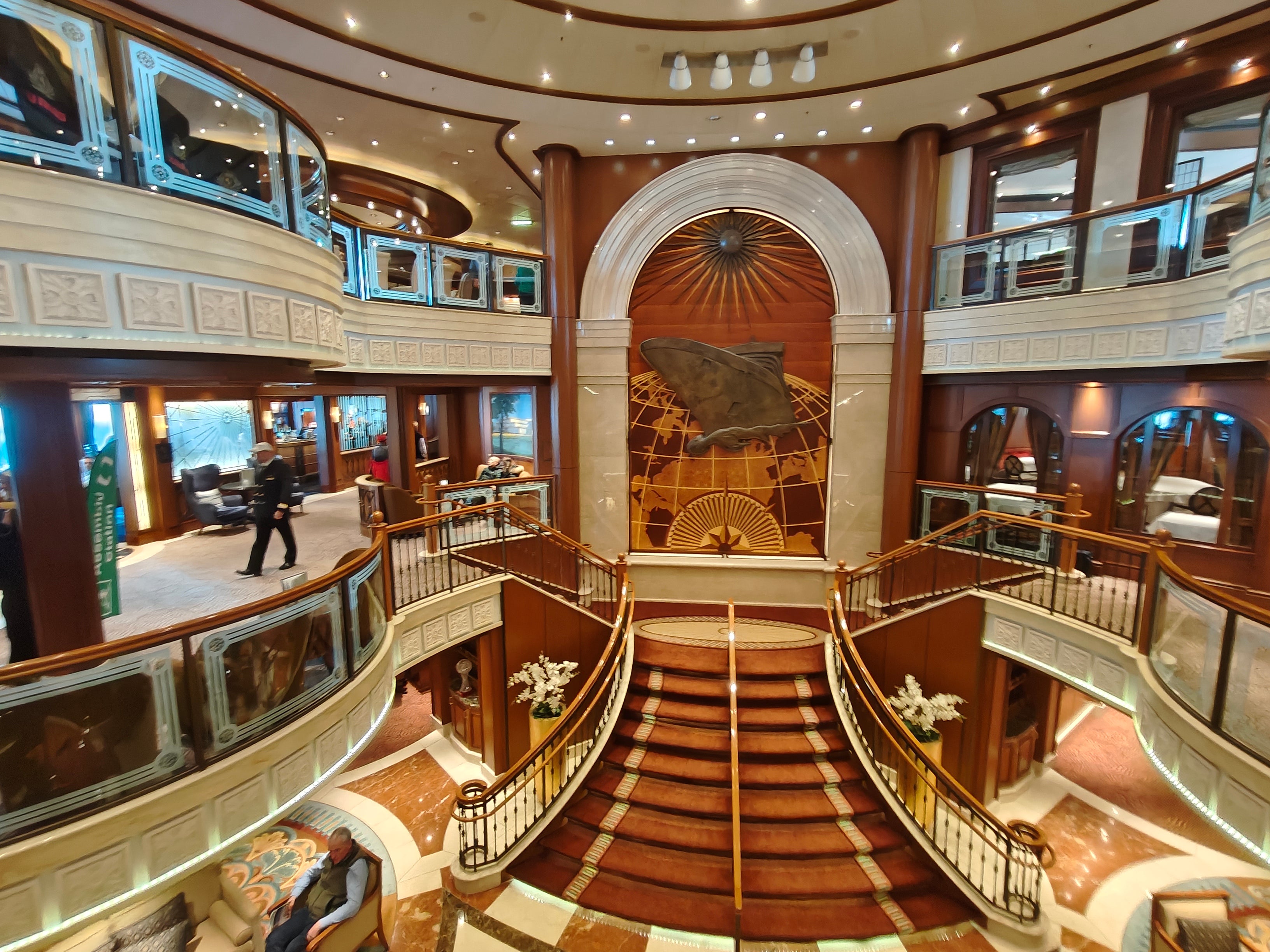 Cunard's Queen Victoria's regal interiors are a world away from the style of a modern-day megaship