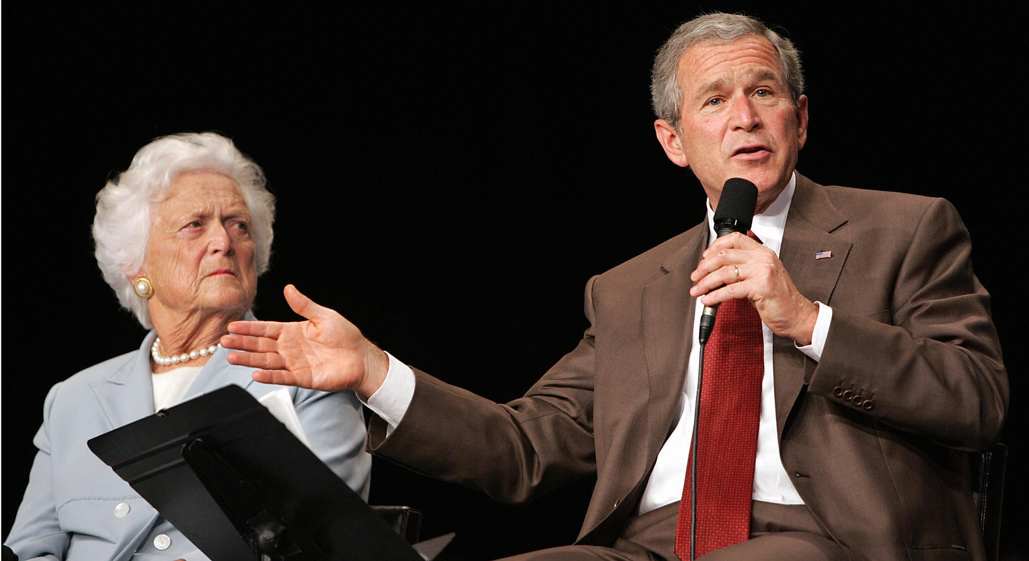 Barbara Bush is being honored at the White House – but her son, the two-term former president George W. Bush, is not expected to attend