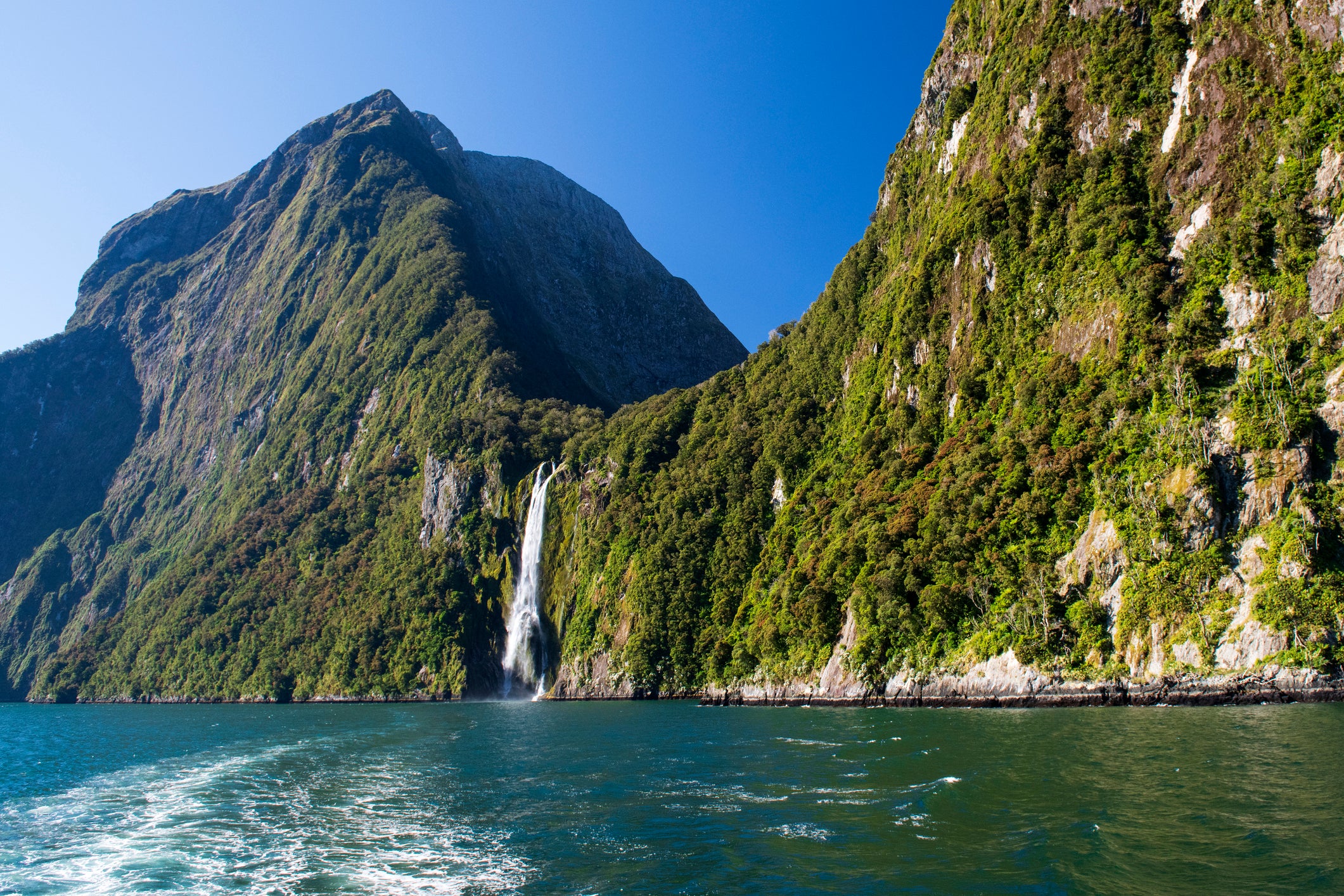 Run among fjords, waterfalls and mountains in the Fiordland National Park