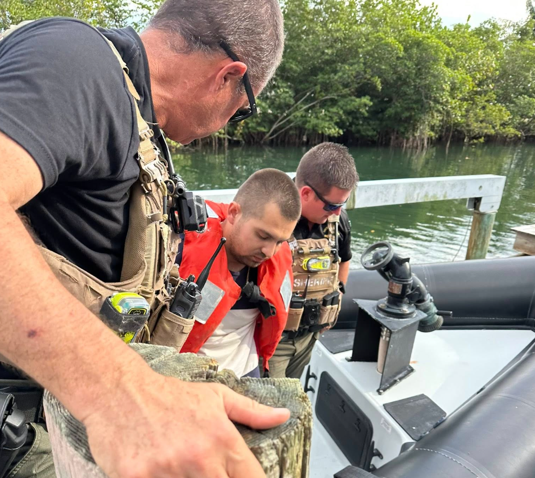 Nikolai Vilkov, 29, boarded the 68-foot vessel on Monday afternoon, before attempting the daring escape from the marina. He was subsequently charged with grand theft of a motor vehicle, aggravated fleeing and eluding, as well as resisting arrest without violence