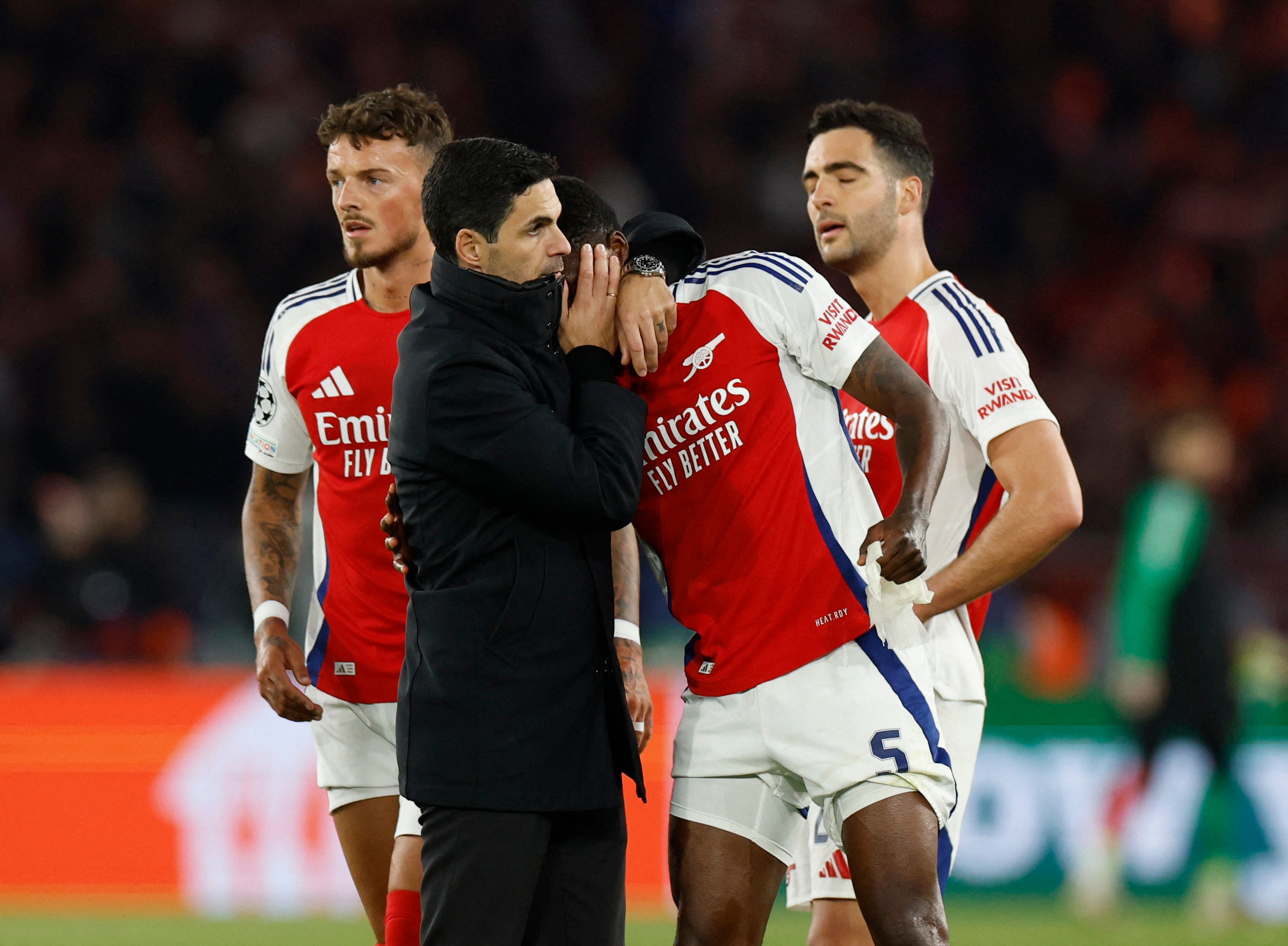 Arsenal nemohl představit ikonický evropský návrat proti PSG