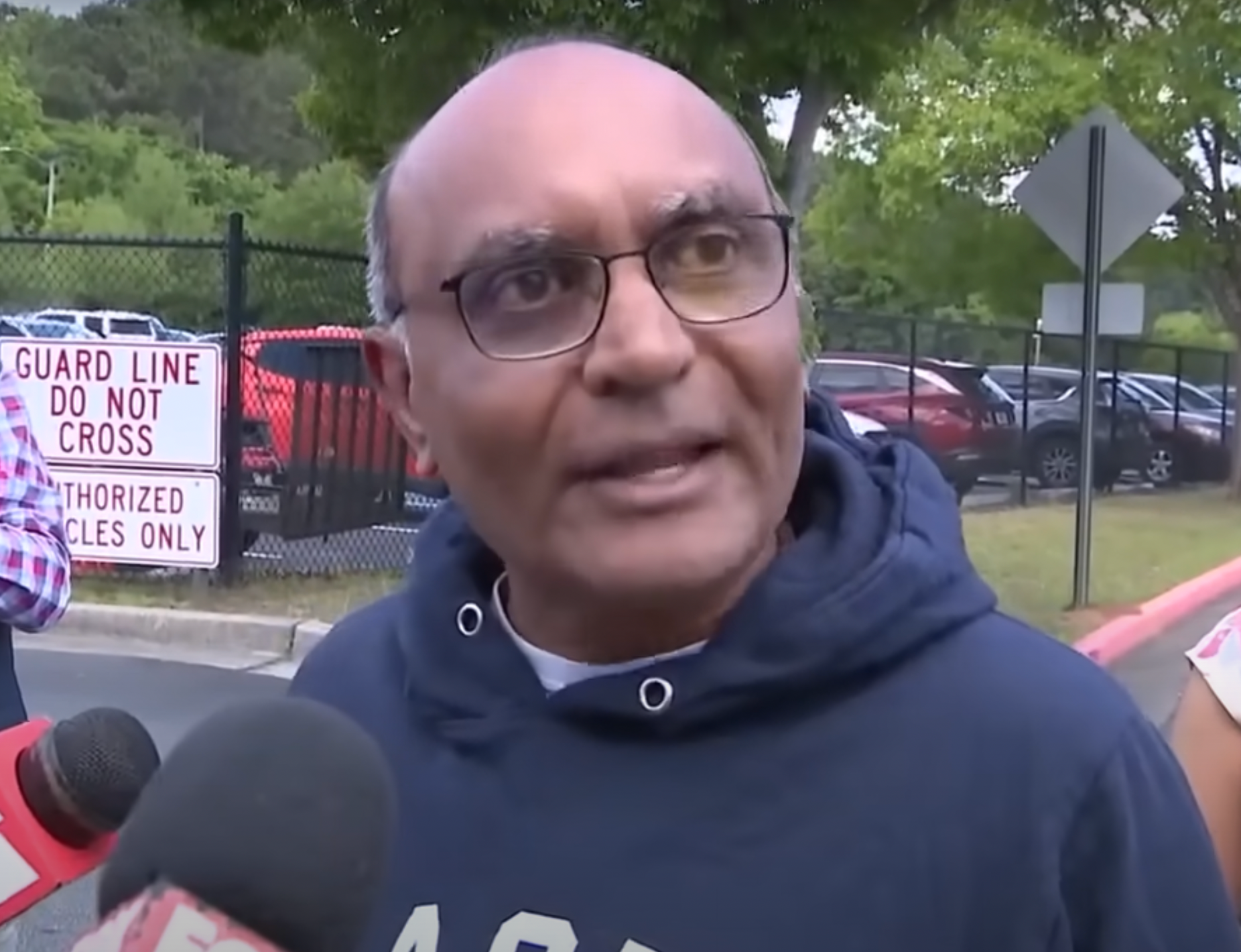 Mahendra Patel, 57, was arrested and charged with attempted kidnapping, battery and assault following the March 18 incident
