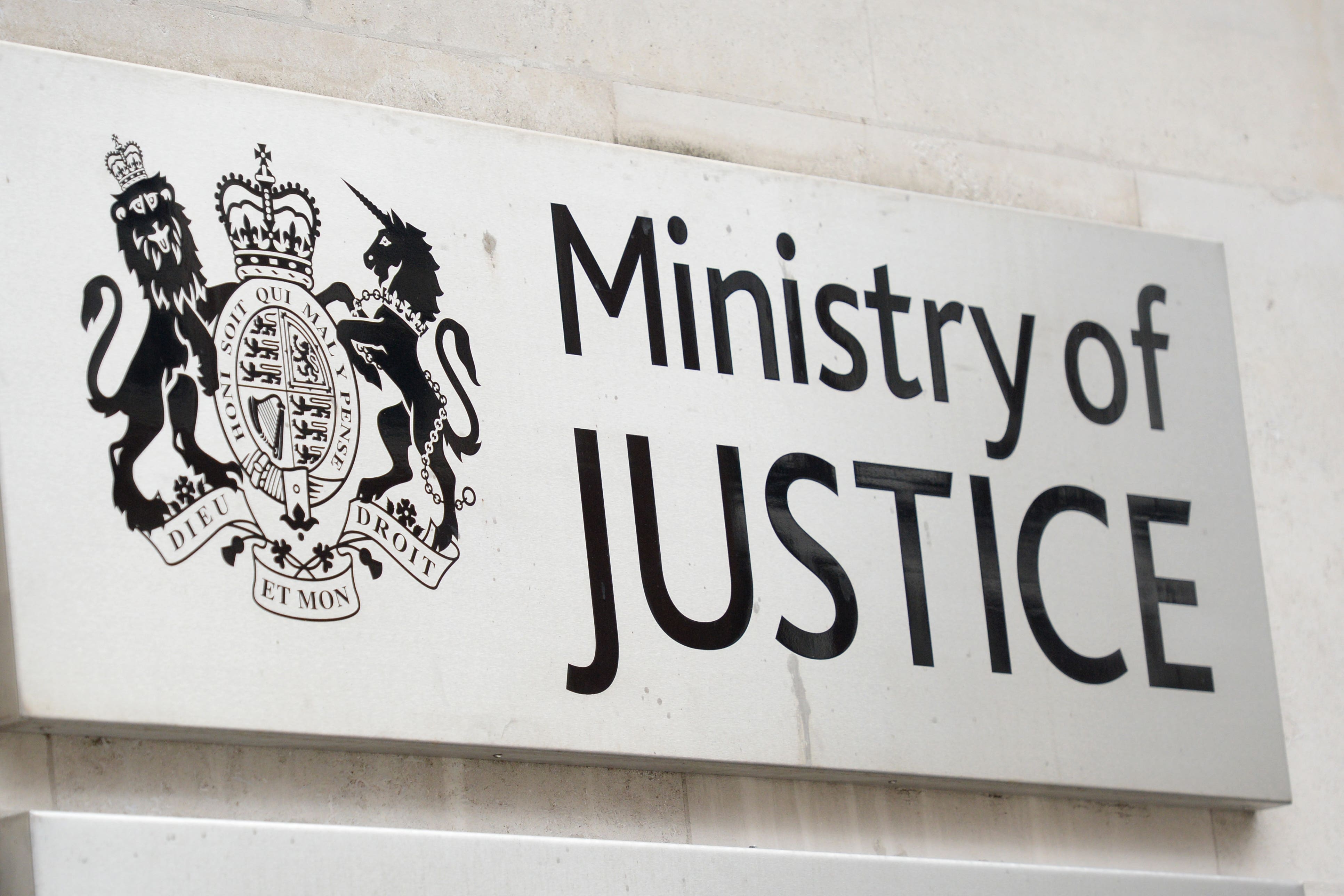 The Ministry of Justice in Westminster (PA)