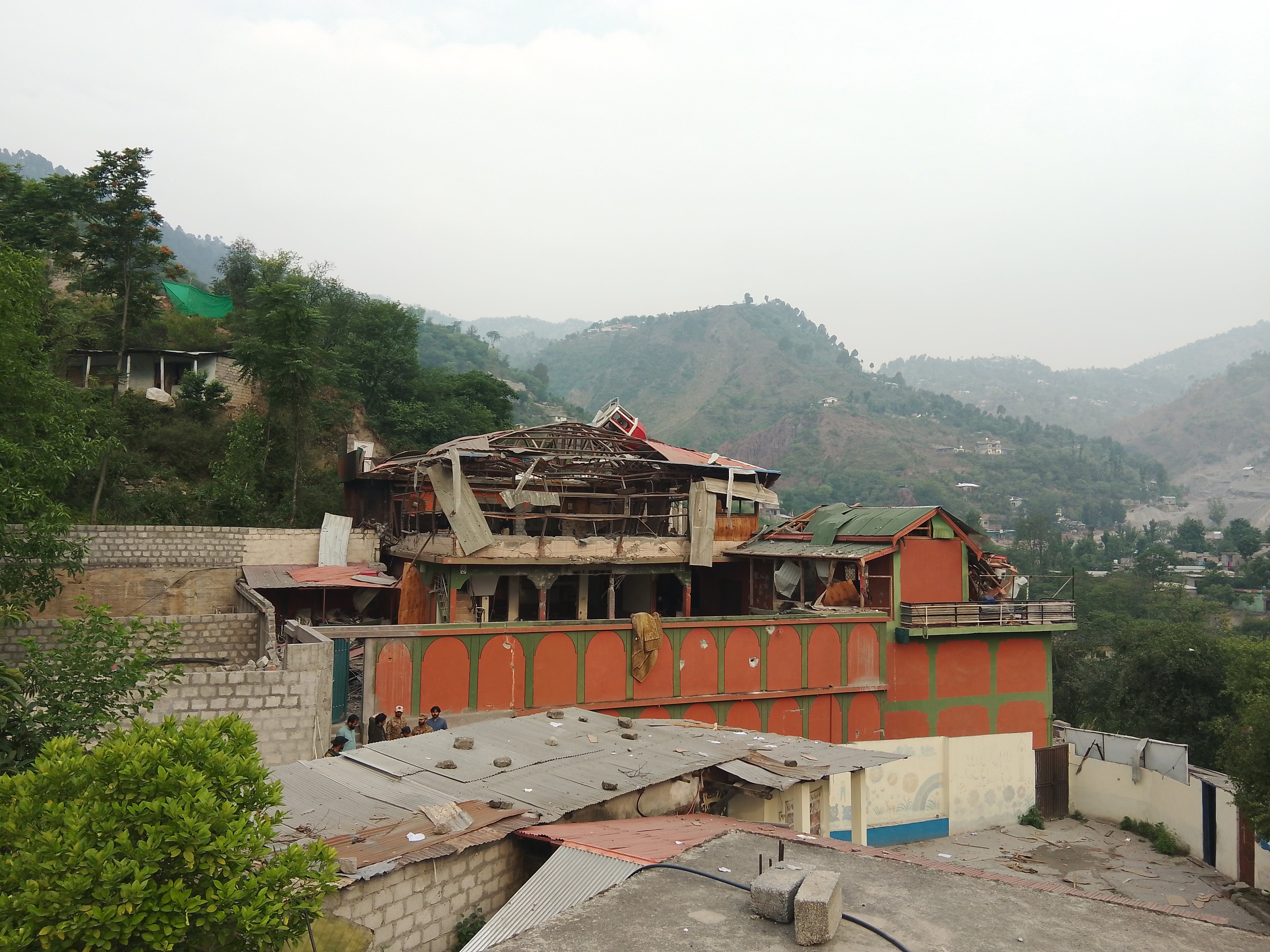 A Bilal mosque in Muzaffarabad was hit by an Indian missile strike