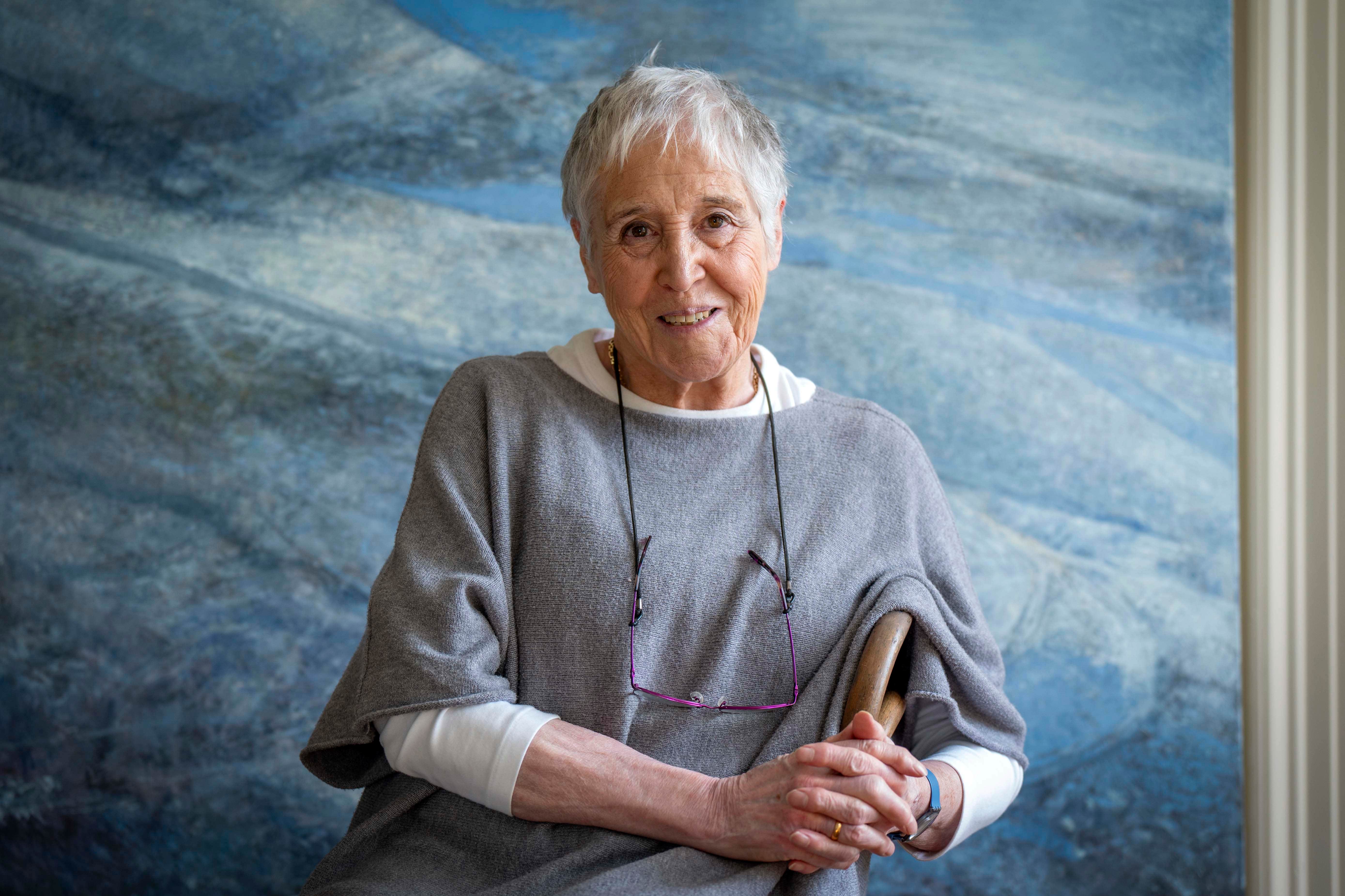 Artist Victoria Crowe celebrates her 80th birthday on the anniversary of VE Day (Jane Barlow/PA)