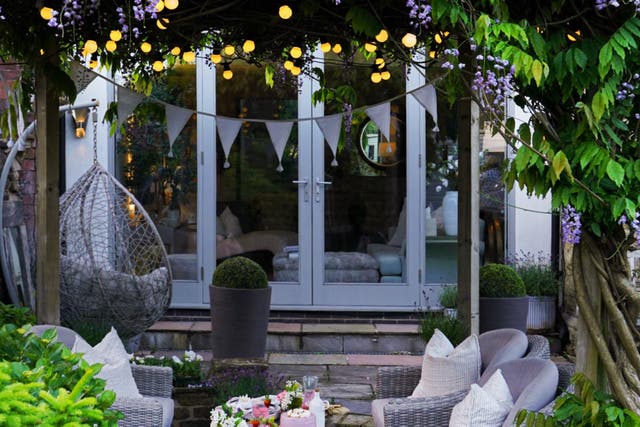 The best outdoor decor for summer hosting (Festive Lights/PA)