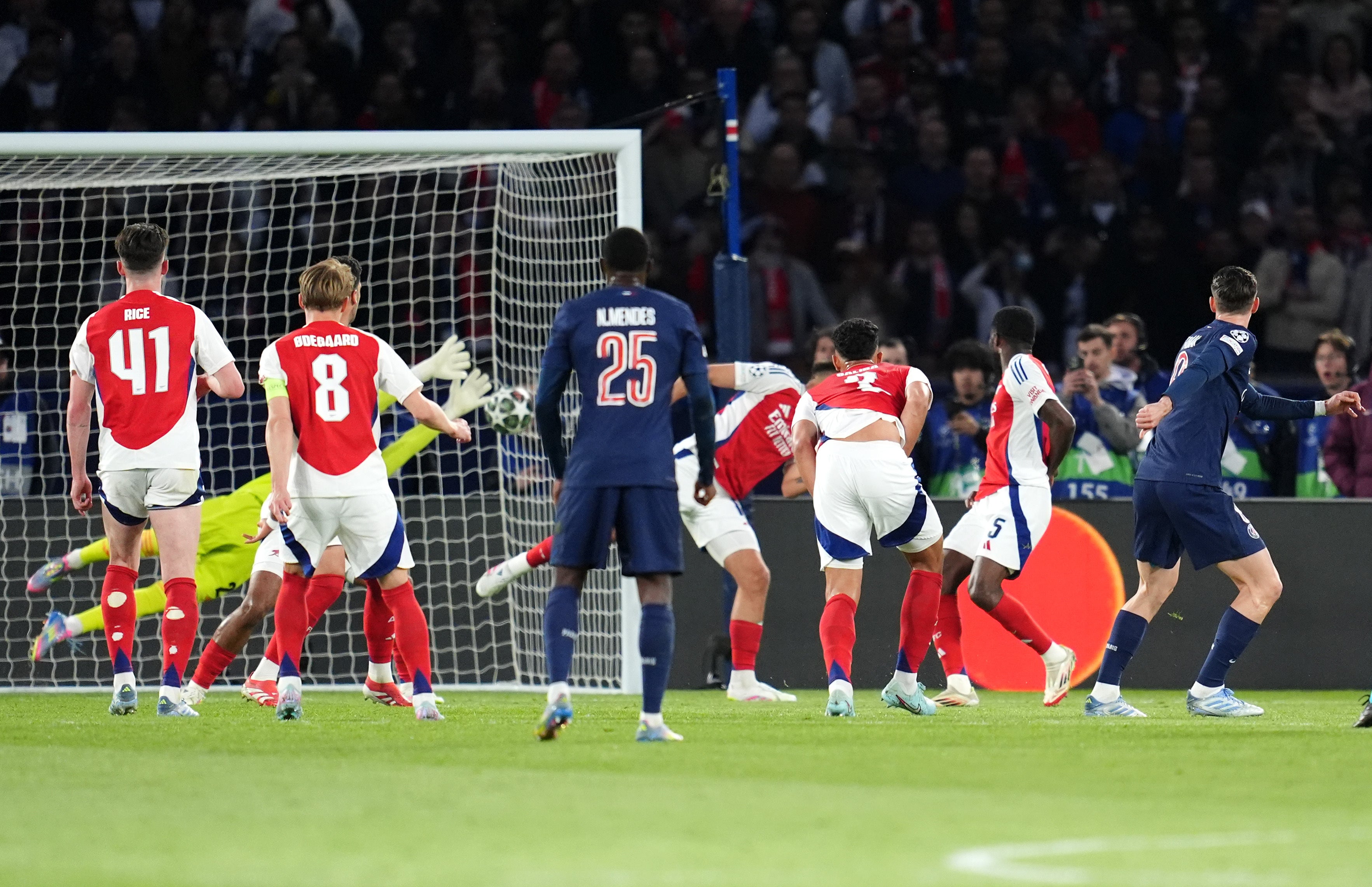 Fabian Ruiz’s goal put Paris St Germain in control (Adam Davy/PA)