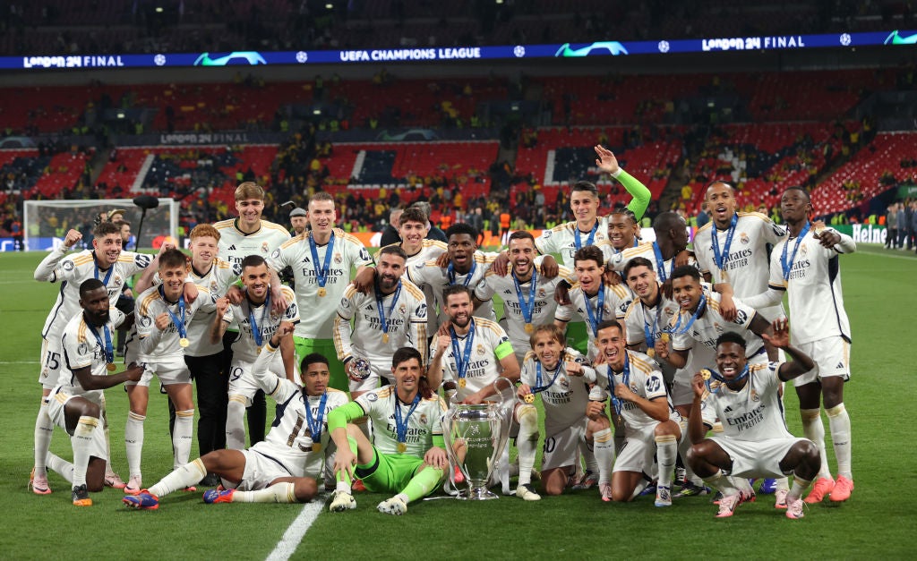 Madrid vyhrál svůj 15. titul Ligy mistrů s vítězstvím 2-0 nad Dortmundem loni v červnu