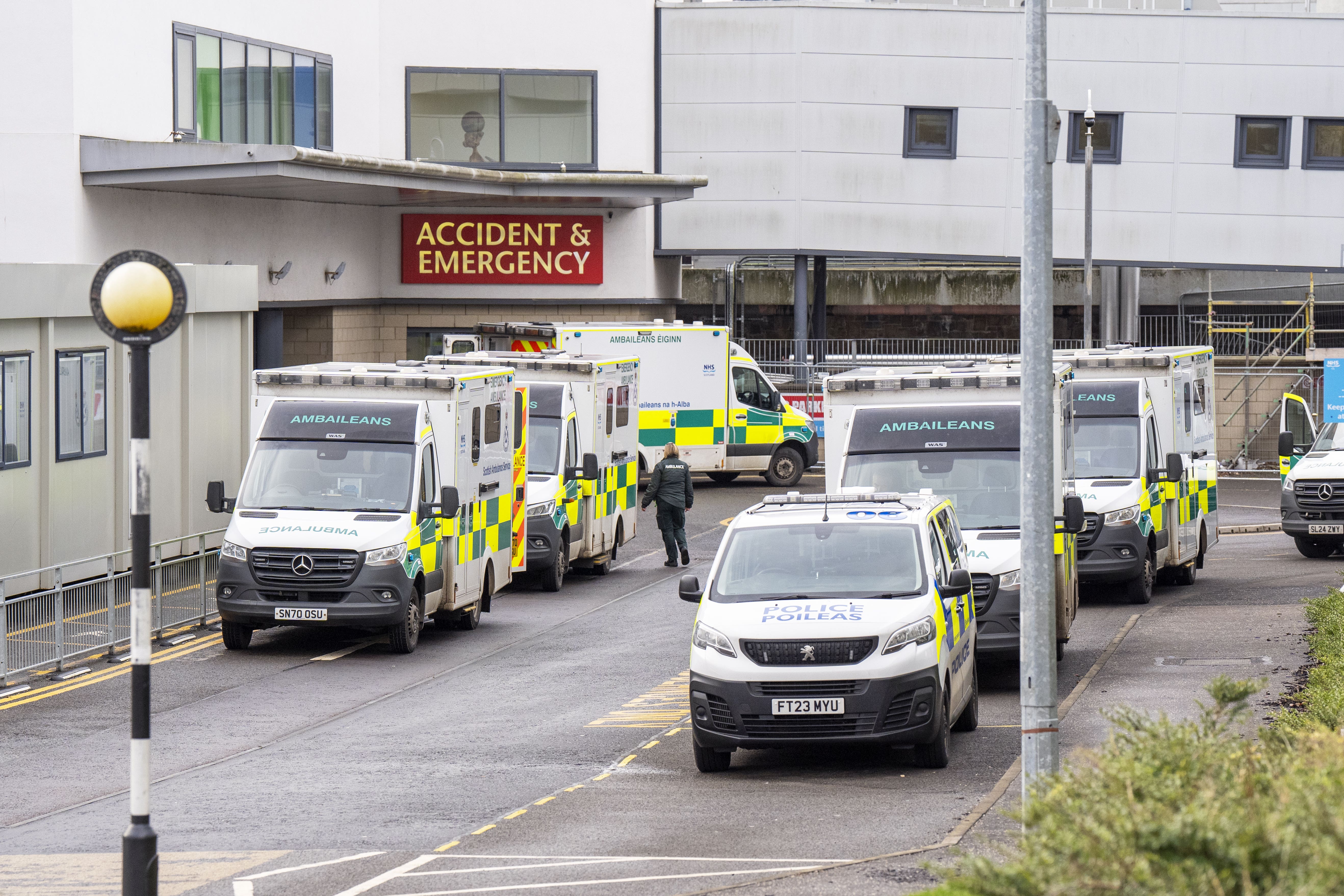 Ambulance workers were balloted over strike action (Jane Barlow/PA)