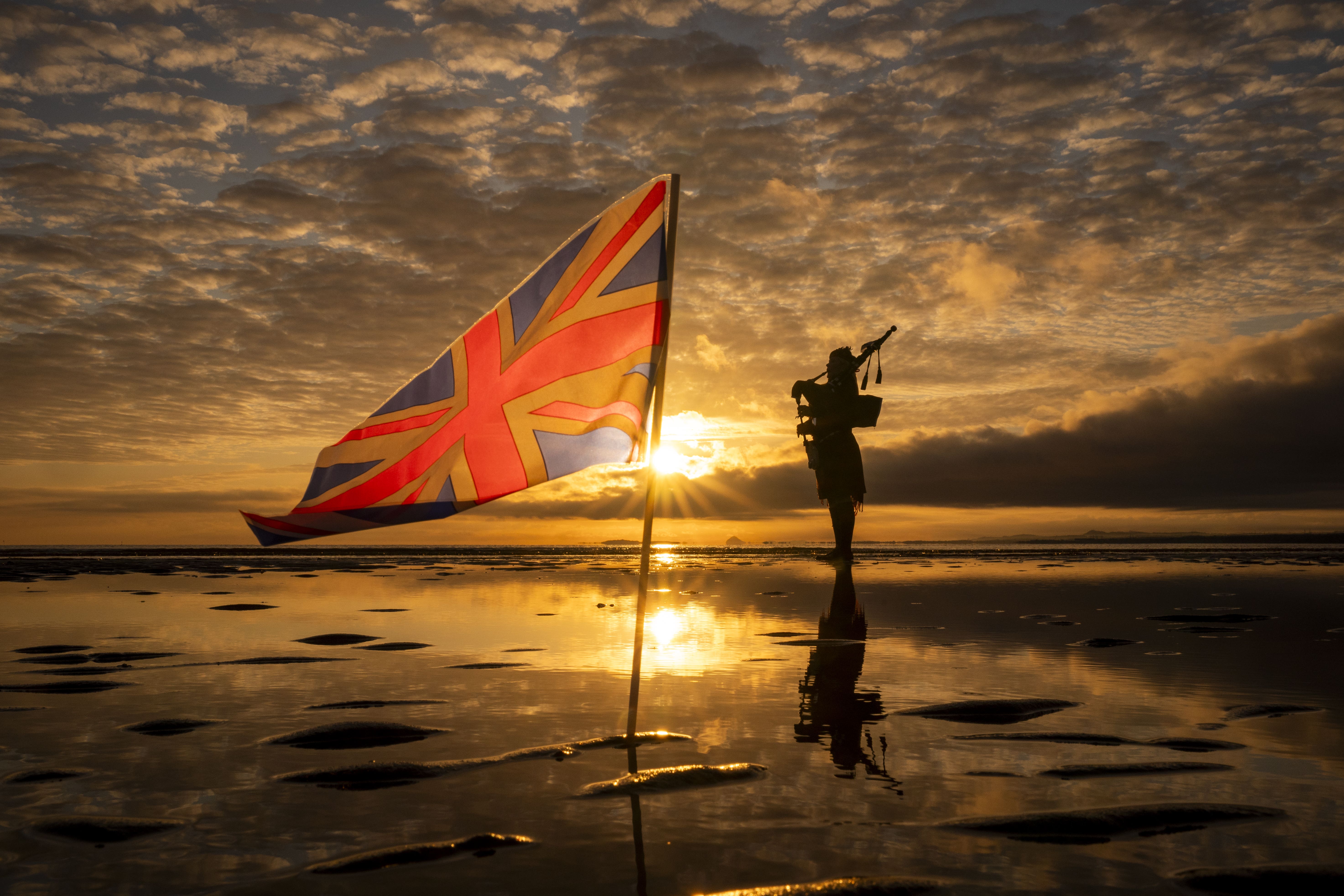 Scotland has paused to mark the 80th anniversary of VE Day (Jane Barlow/PA)