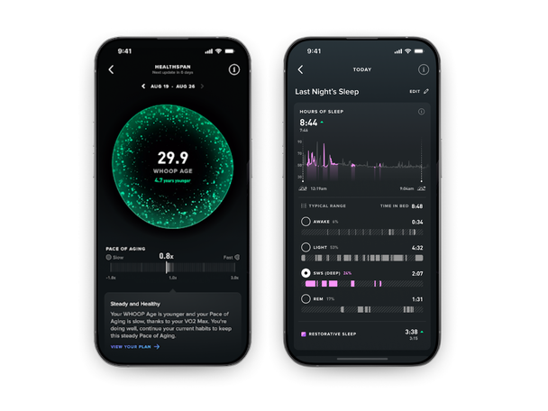 whoop app interface