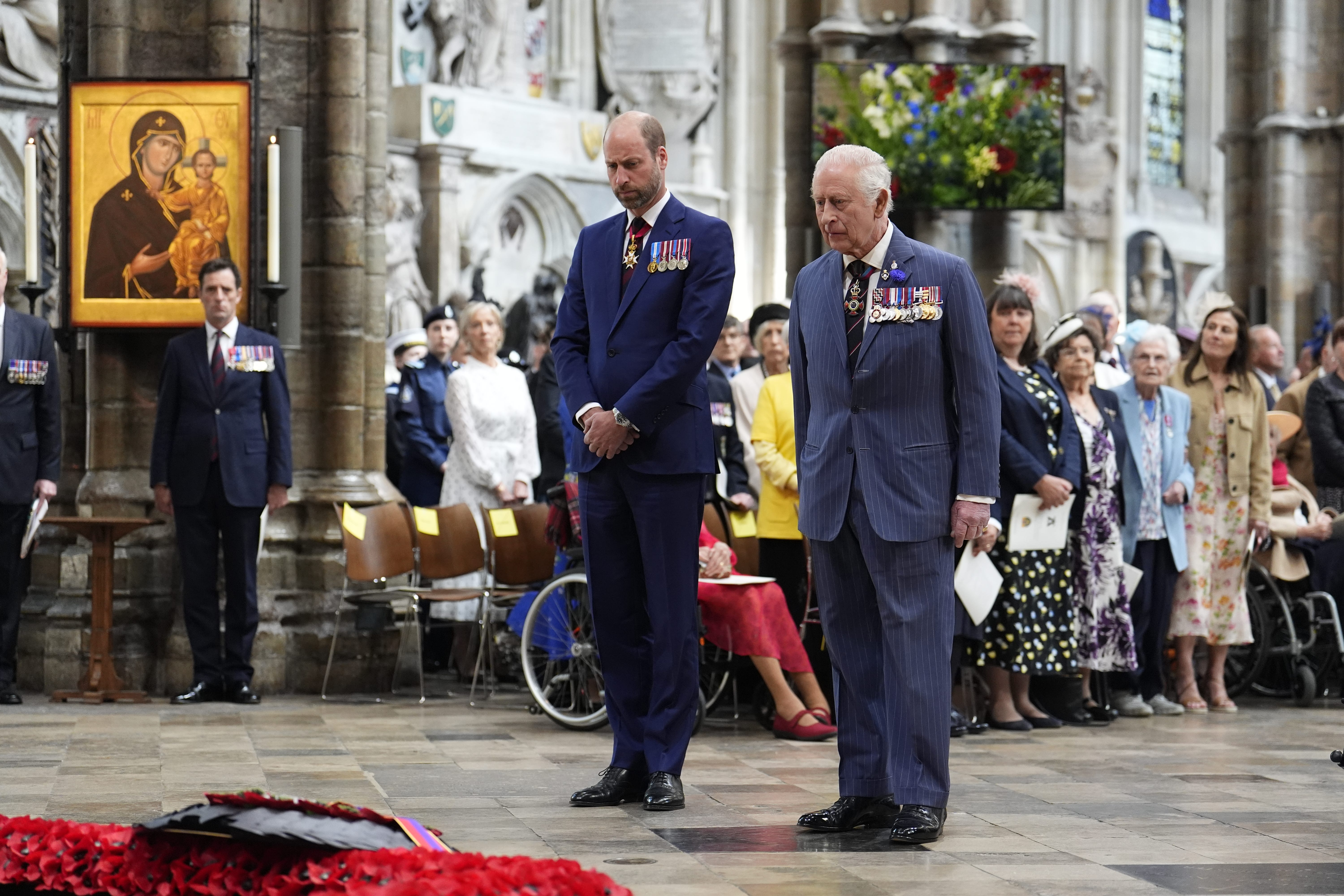 The King led tributes on the 80th anniversary of VE Day (Jordan Pettitt/PA)
