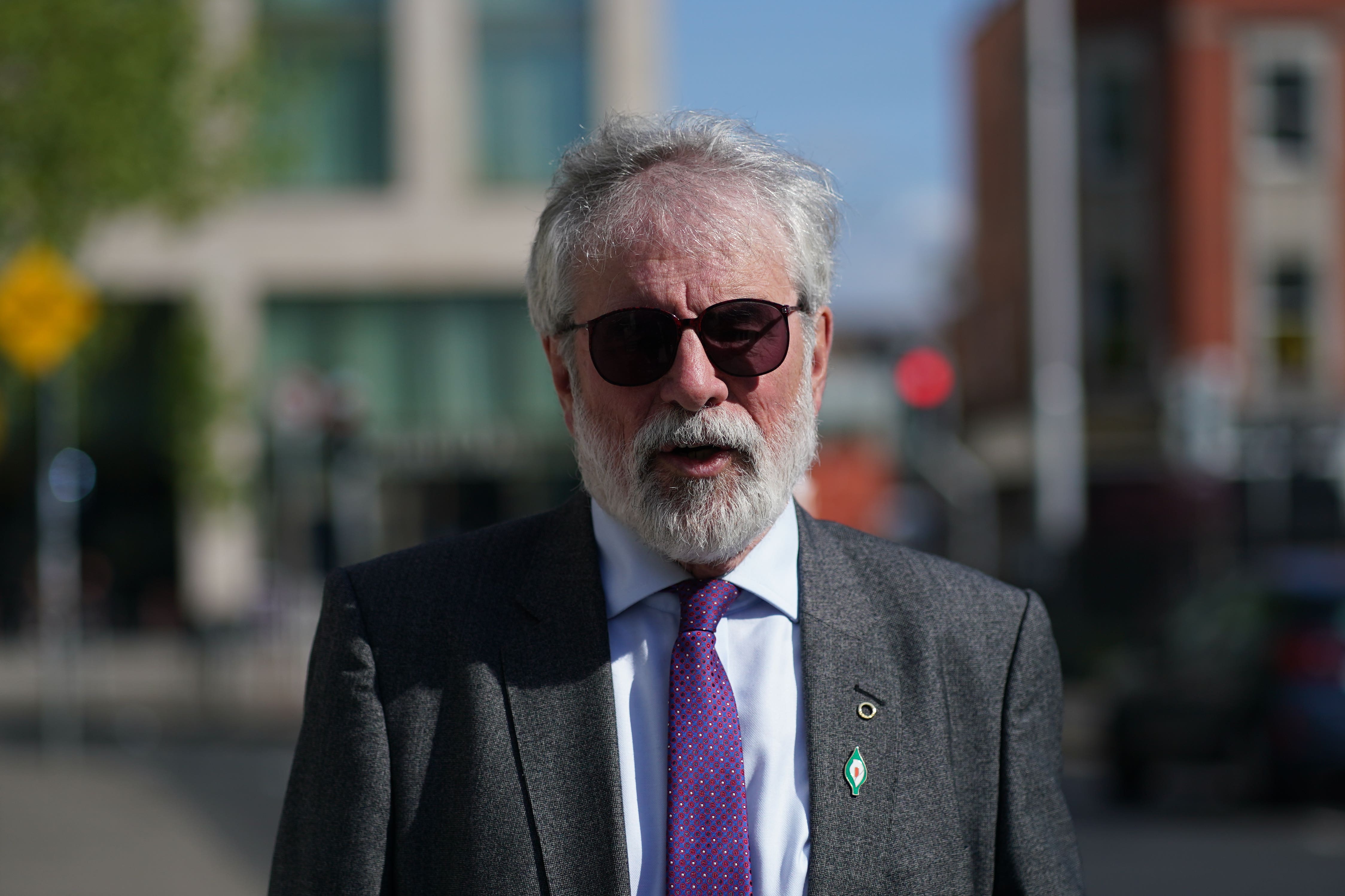Former Sinn Fein president Gerry Adams (Brian Lawless/PA)