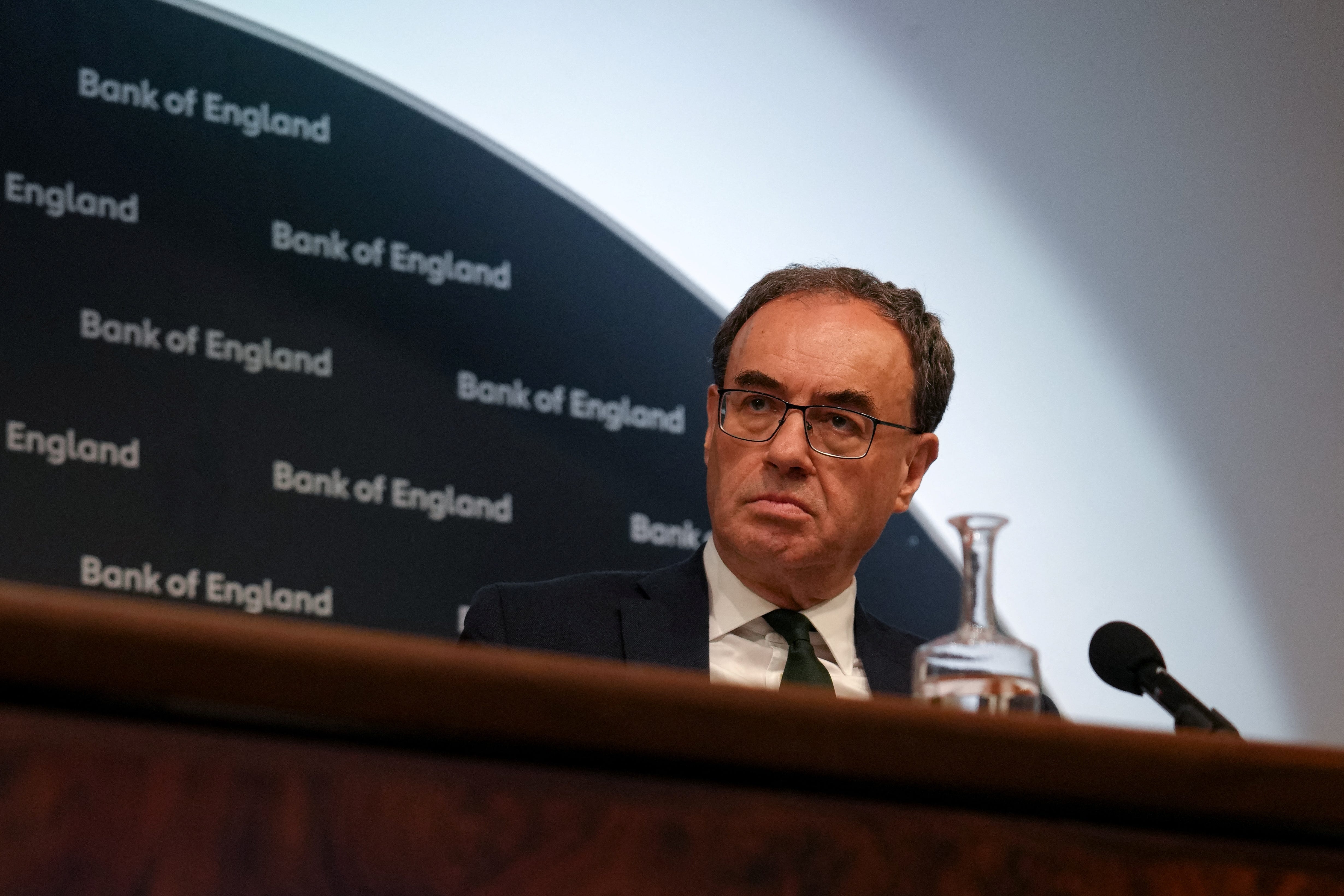 Andrew Bailey, Governor of the Bank of England, welcomed a potential UK-US trade deal (Carlos Jasso/PA)