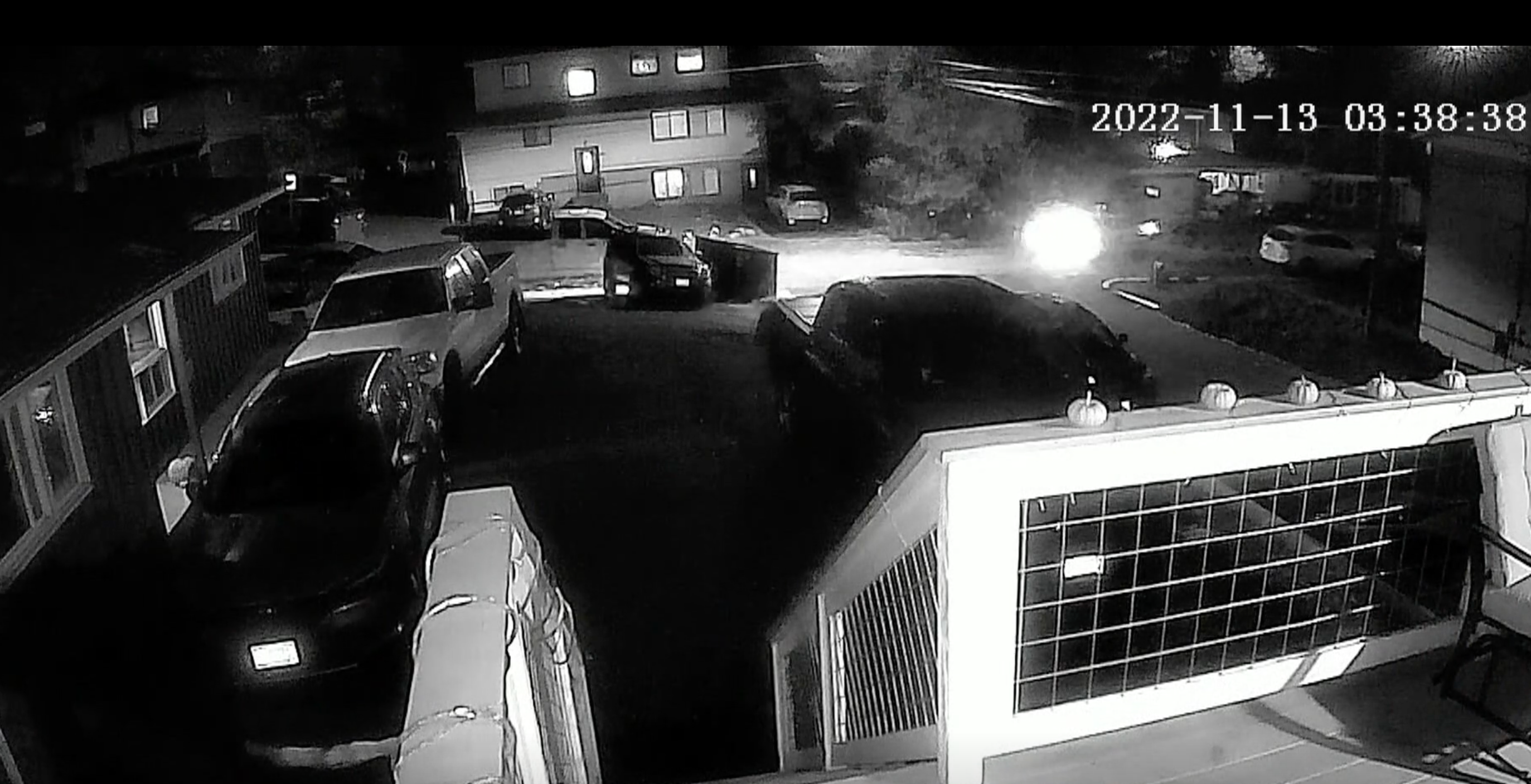 Never-before-seen surveillance video obtained by Dateline NBC shows another angle of the Moscow house on the night of the murders