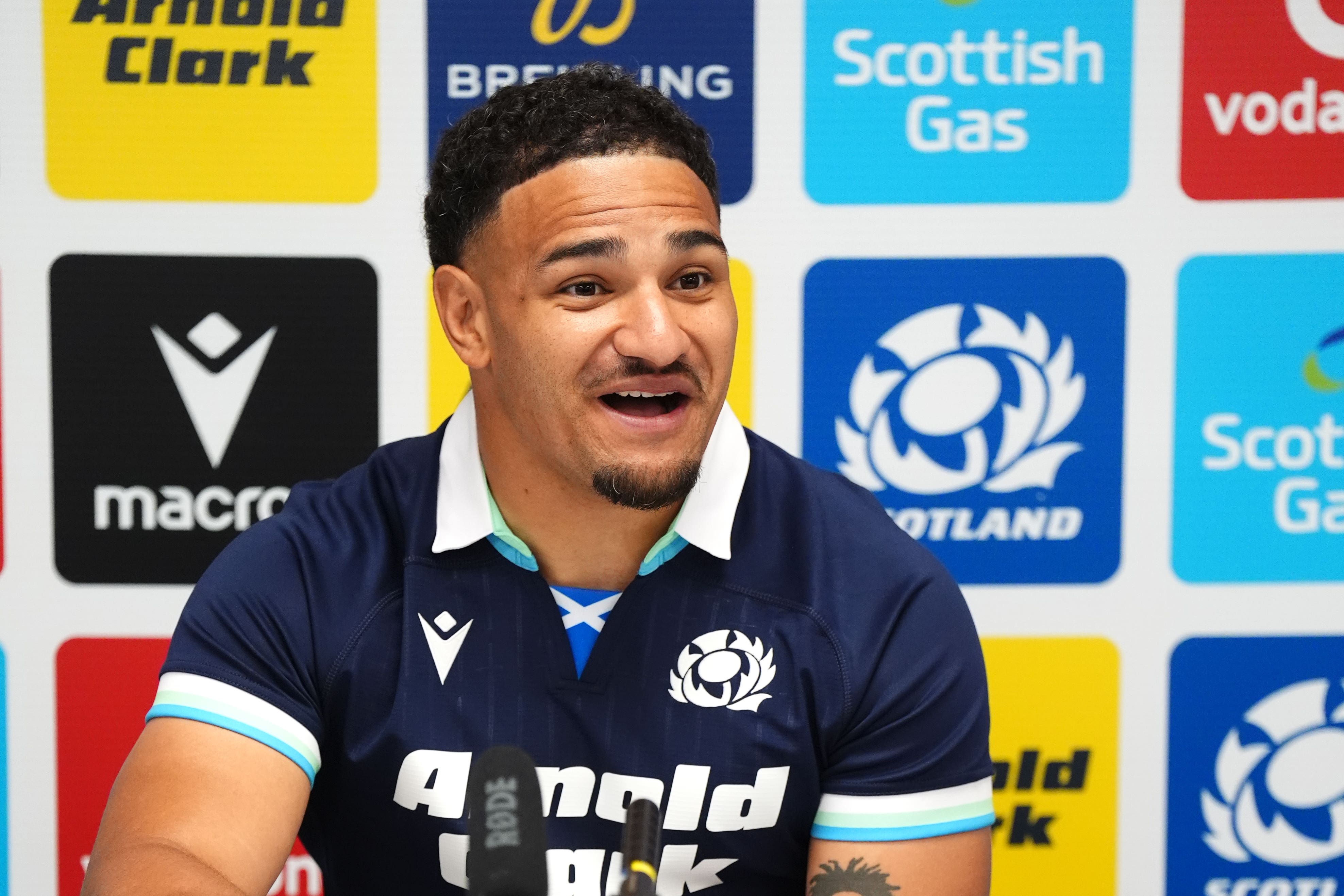 Sione Tuipulotu is one of eight Scotland players in the Lions squad (Andrew Milligan/PA)