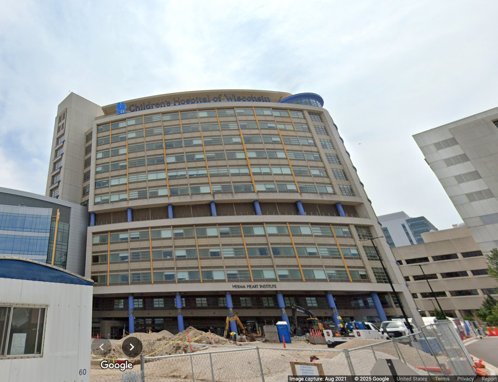 Children's Hospital of Wisconsin's Milwaukee campus. The hospital accidentally discarded the brain of Ashtyn Fellenz, a 24-year-old woman who died from Canavan Diease. The brain was meant to be donated for scientific research that could have helped scientists better understand the illness and pioneering genetic treatments that woman had received when she was a child.