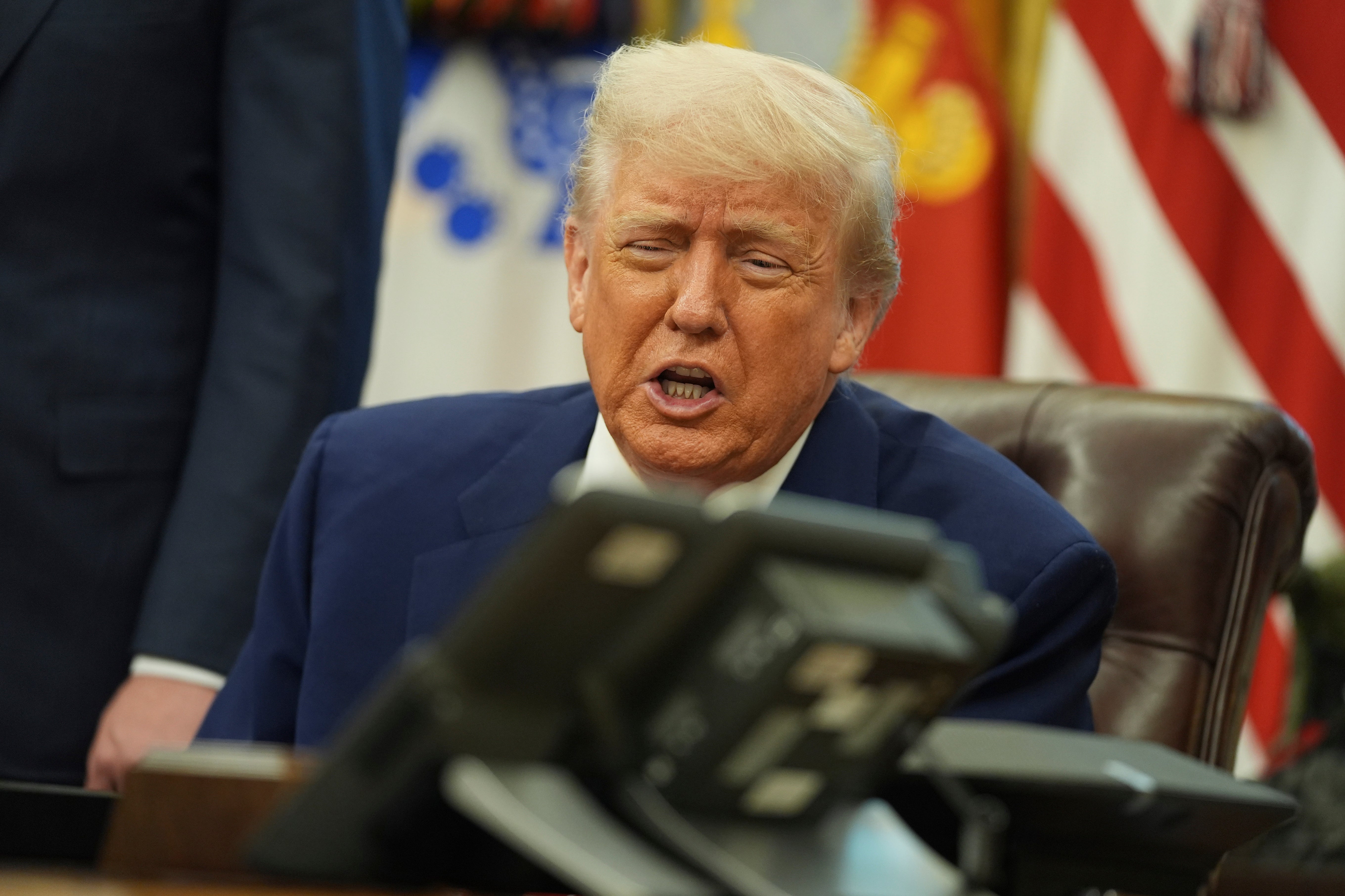 The trade agreement was confirmed in a call between Prime Minister Sir Keir Starmer and US President Donald Trump (Evan Vucci/AP)