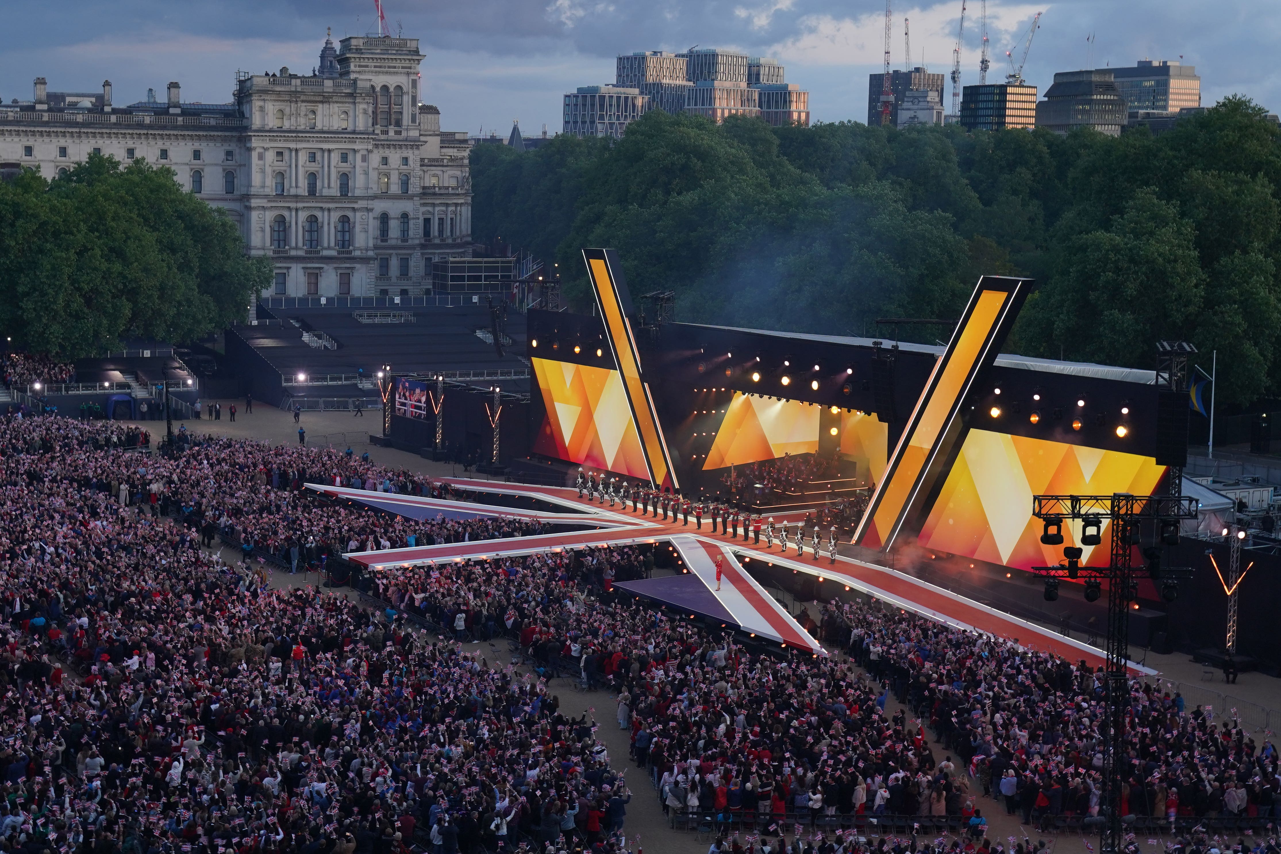The VE Day concert (Gareth Fuller/PA)