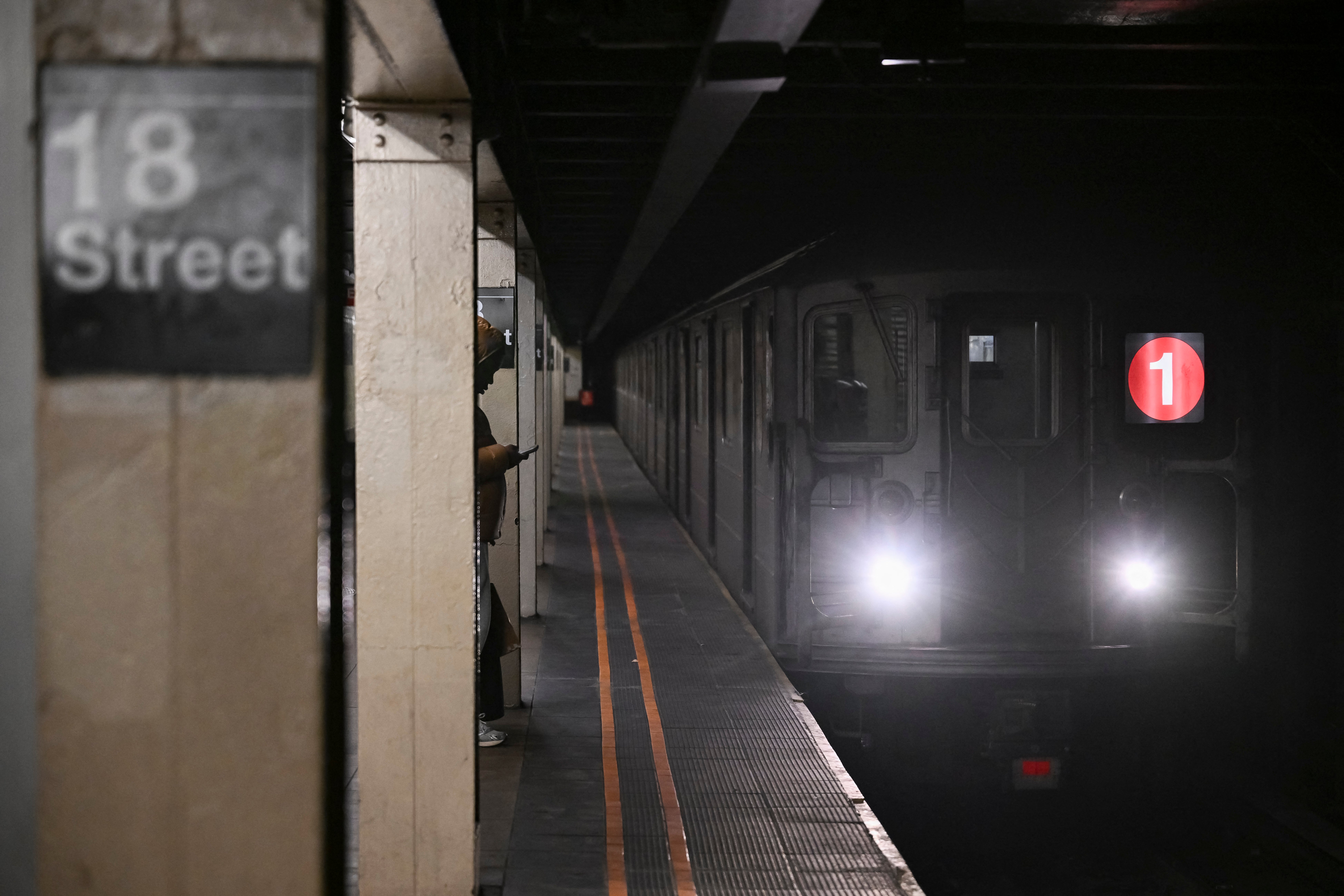 A woman, identified as Nyisha Wade, 48, is accused of choking a 20-year-old commuter Tuesday on the NYC subway