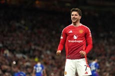 Mason Mount leads comeback as Manchester United march into Europa League final