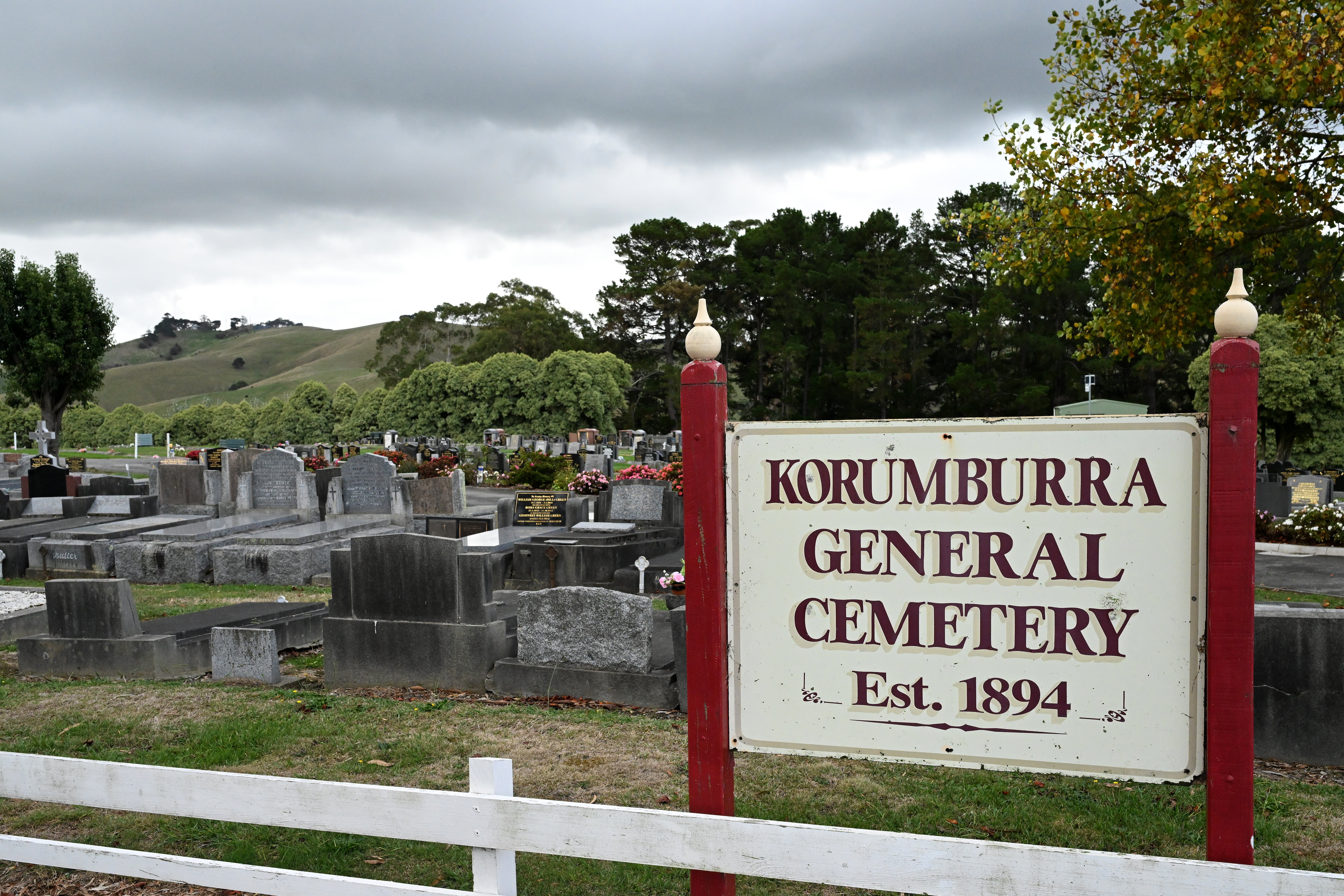 Grave sites for Don Patterson, Gail Patterson and Heather Wilkinson are at the Korumburra cemetery in Victoria, Australia