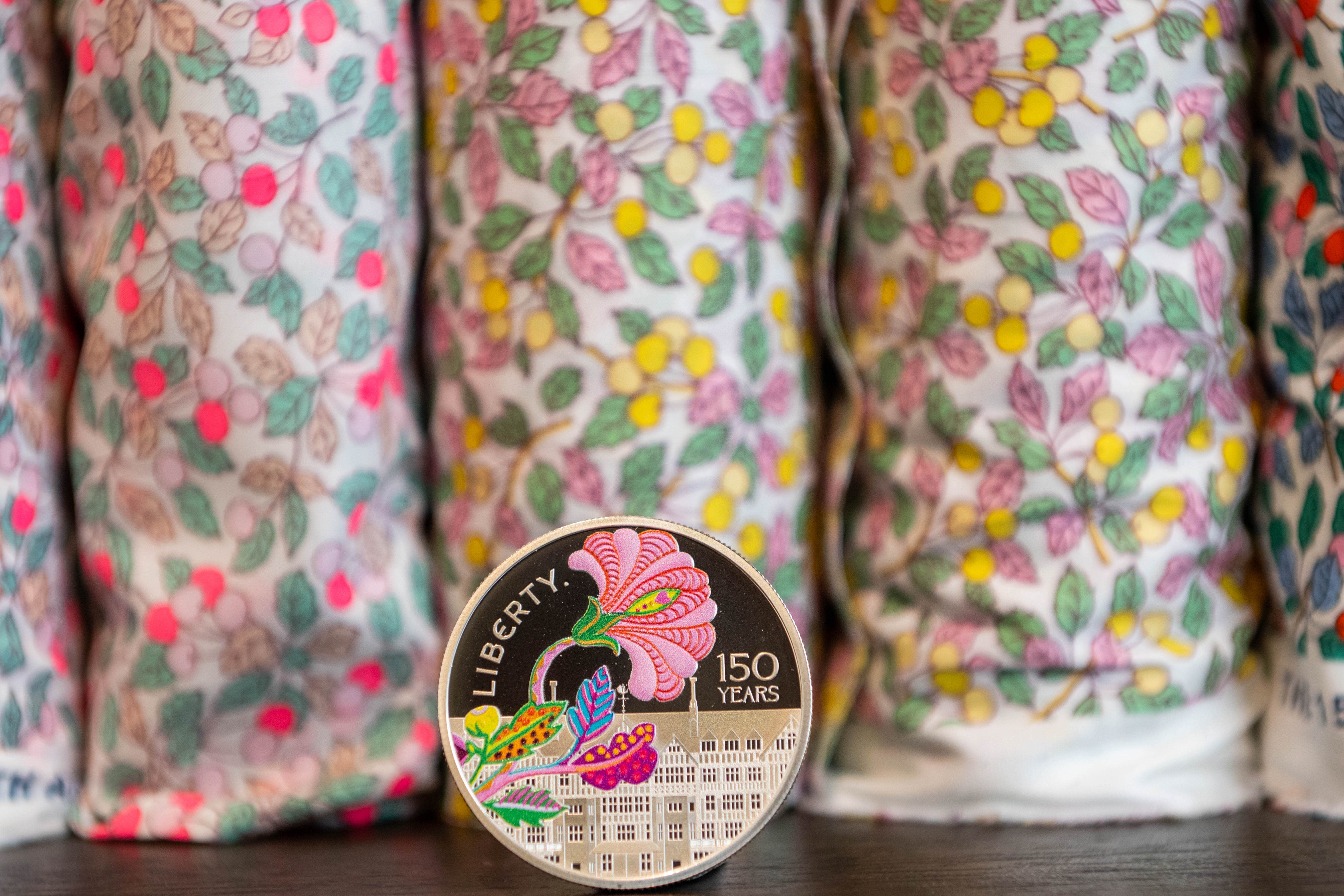 Liberty coins will be on display at Liberty from May 12, as well as being available to buy from the Royal Mint website (Royal Mint/Jas Lehal/PA Assignments)