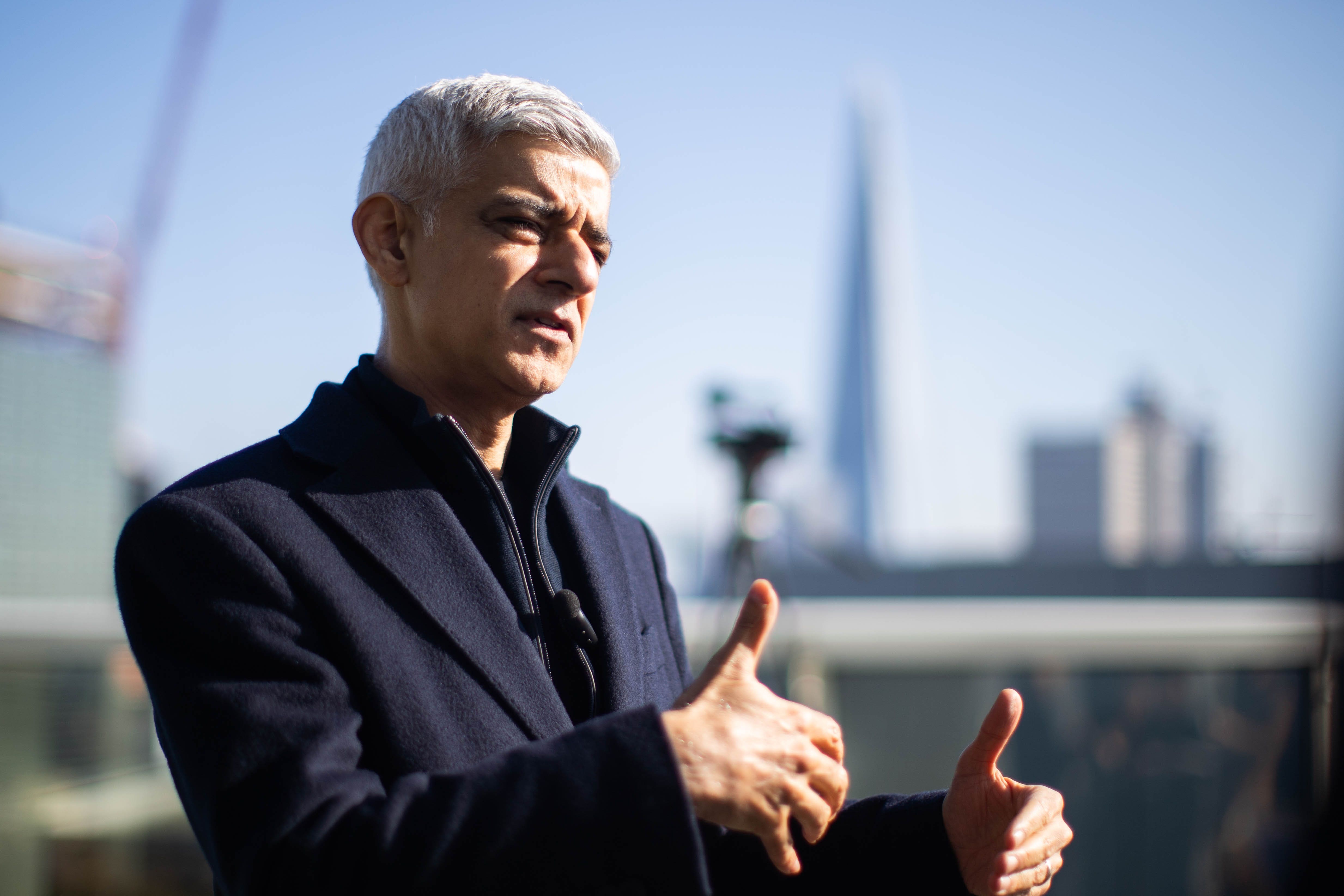 Sir Sadiq Khan is expected to back building more homes on parts of London’s green belt in a speech on Friday (James Manning/PA)