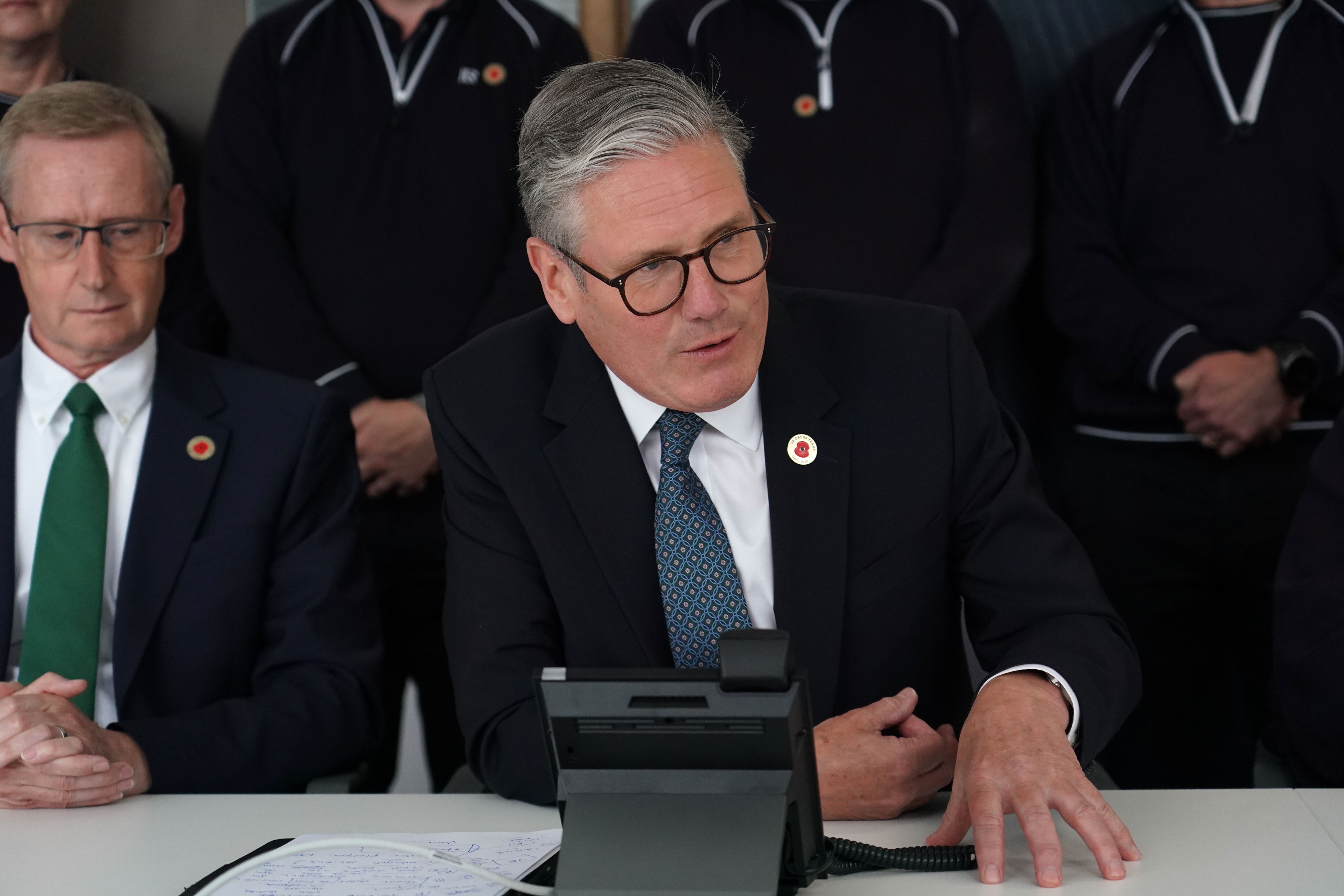 <p>Prime Minister Sir Keir Starmer spoke on the phone to US President Donald Trump on Thursday</p>