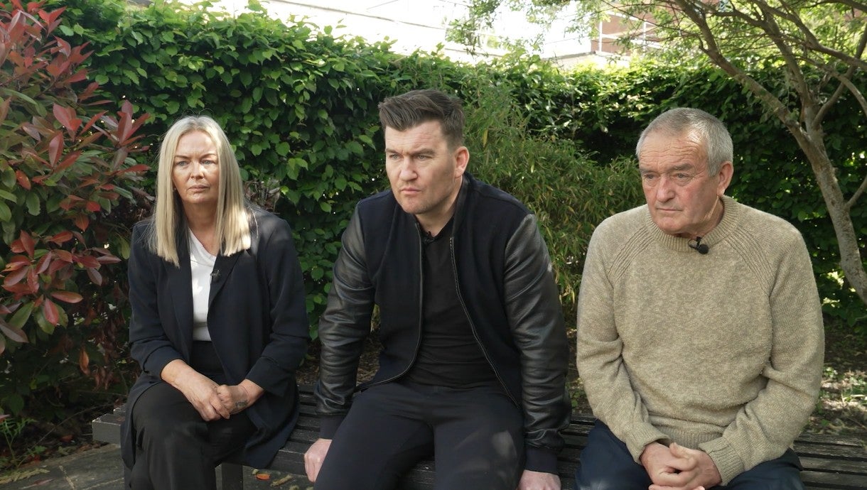 Sabrina’s sister, Pauline, brother, Joseph, and father, Noel