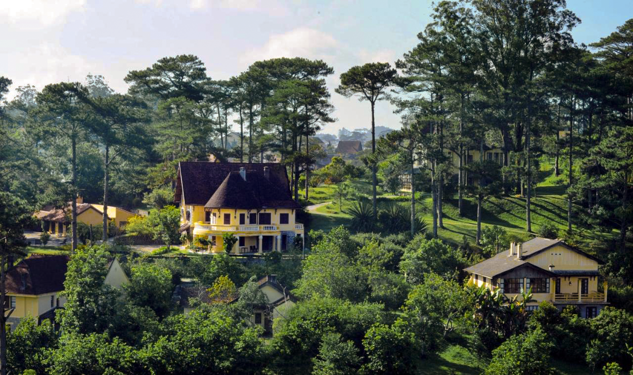 Đà Lạt is home to French-style architecture in a lush green setting