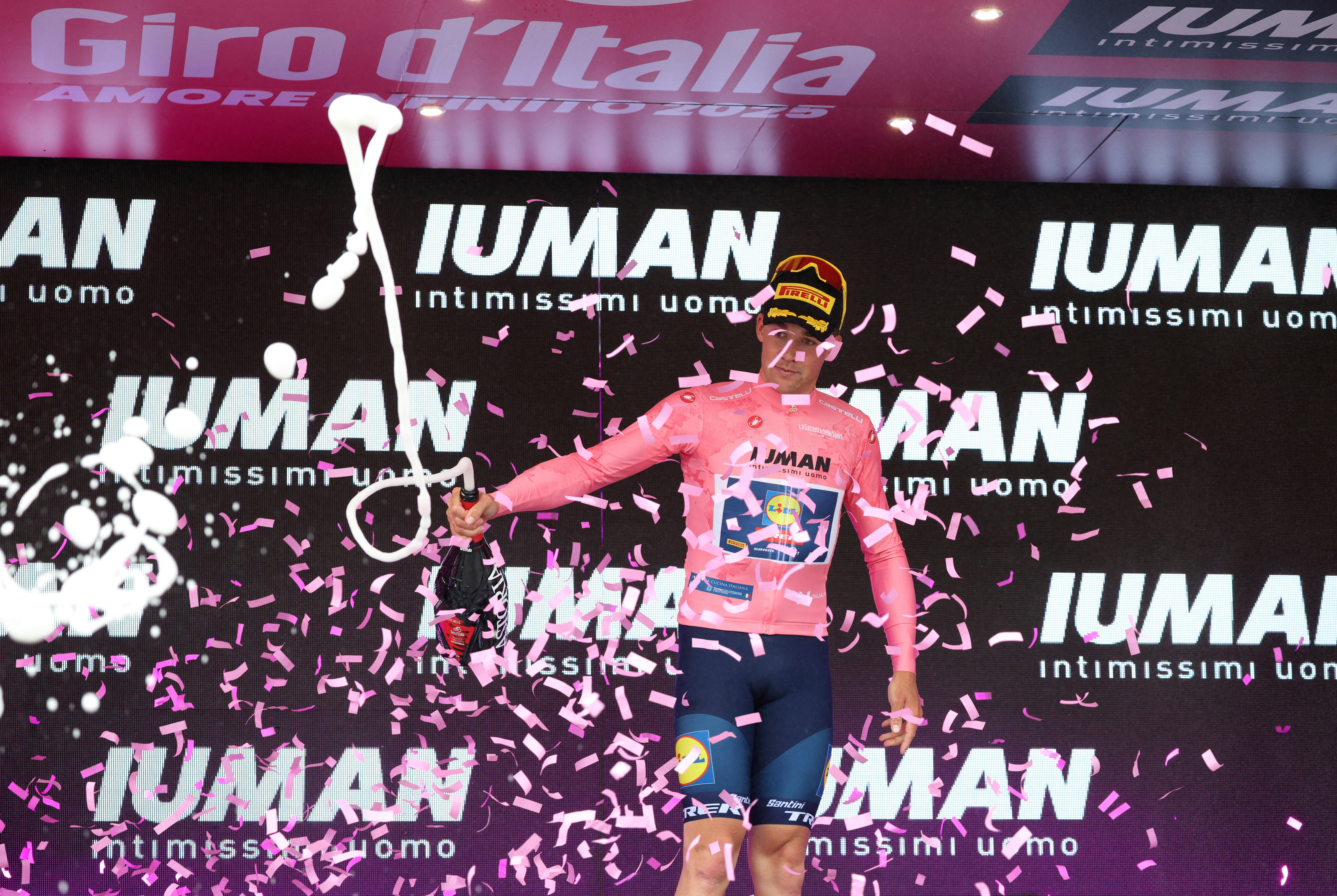 It was Mads Pedersen’s second career stage win in the Giro d’Italia