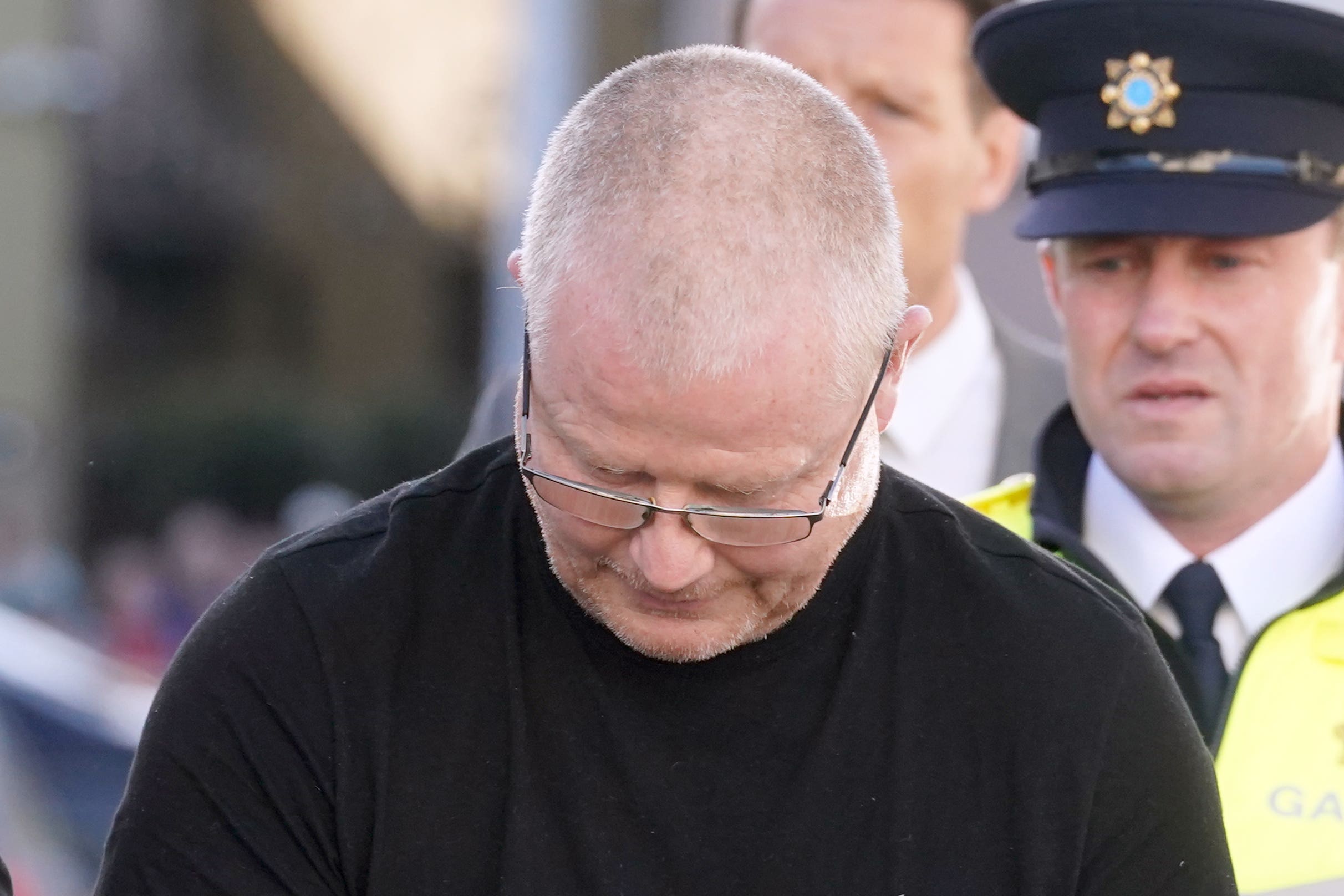 Richard Satchwell arriving at the District Court in Cashel, Co Tipperary, after he was charged (Brian Lawless/PA)