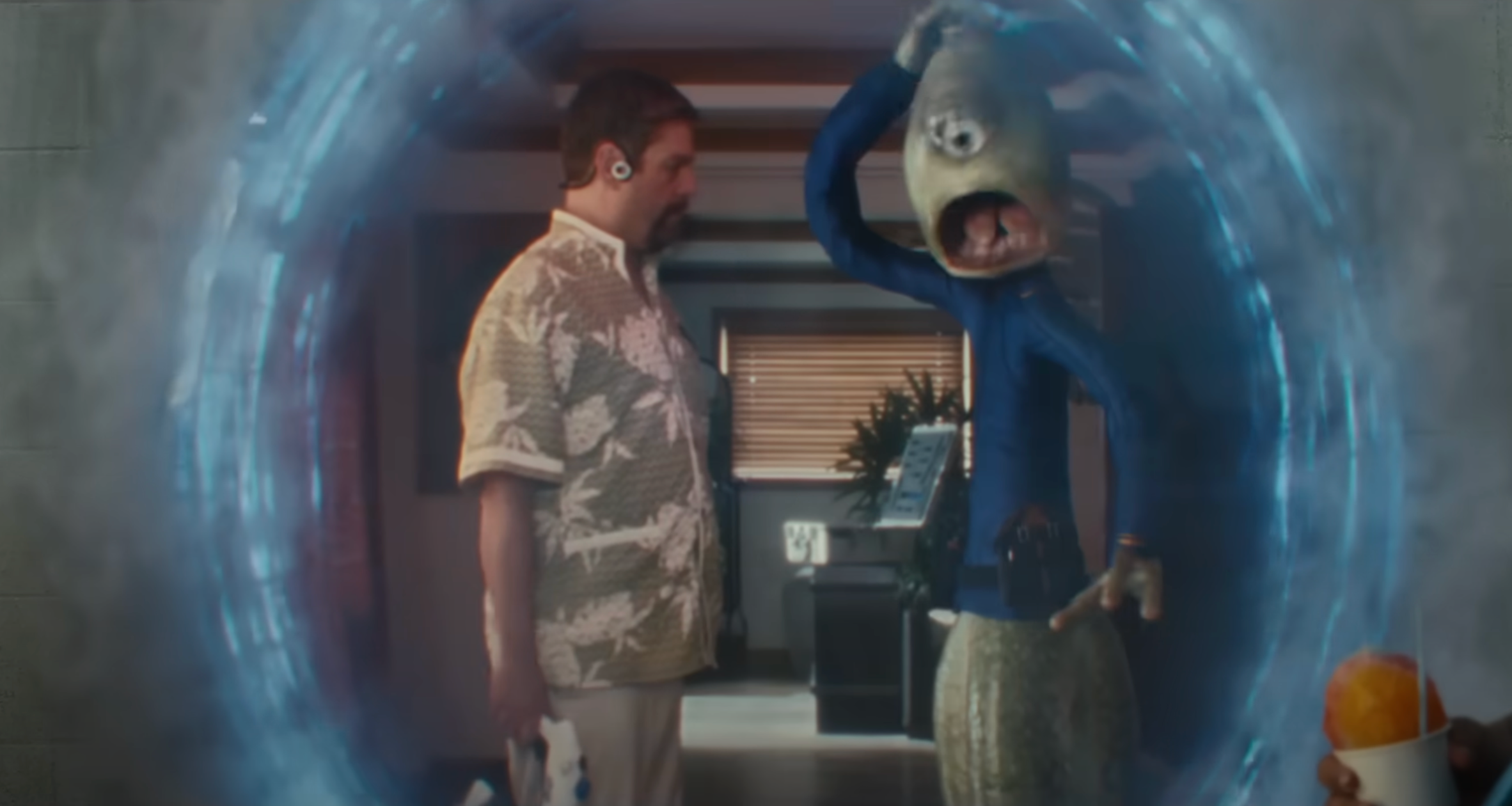 Pleakley (left) is played by Billy Magnussen in the new live-action 'Lilo & Stitch' remake